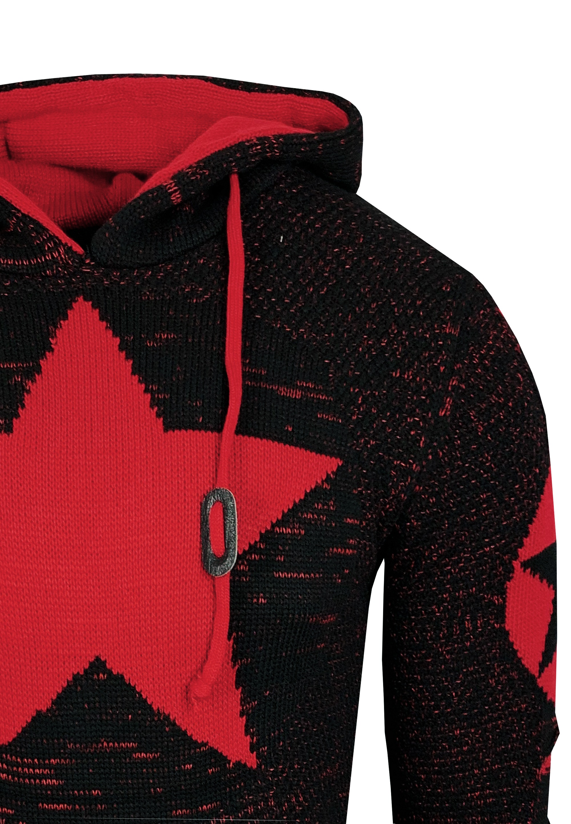 Rusty Neal Kapuzensweatshirt, mit großem Stern-Design