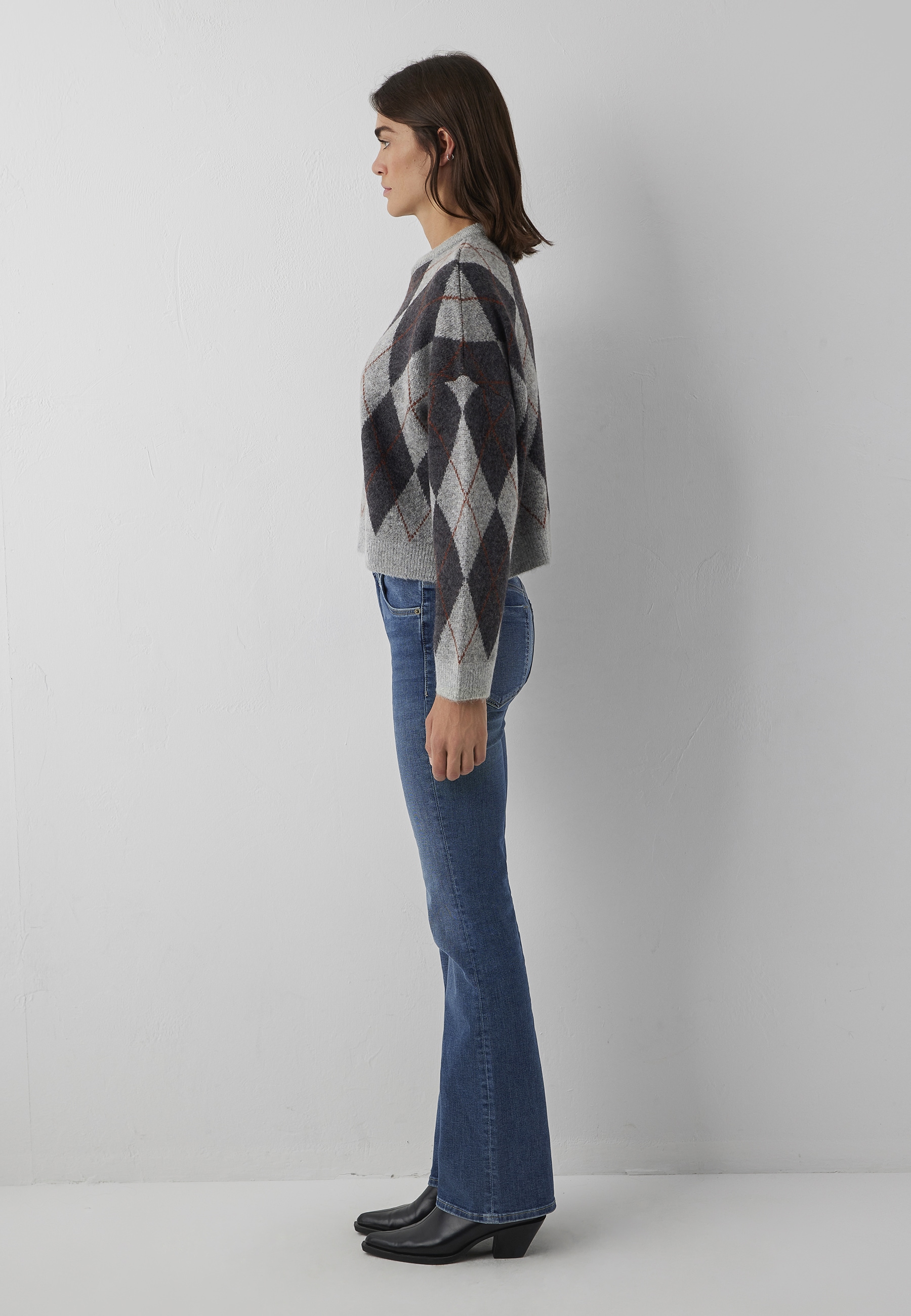 Mavi 1100000002199 »CREW NECK SWEATER« Pullover Argyle