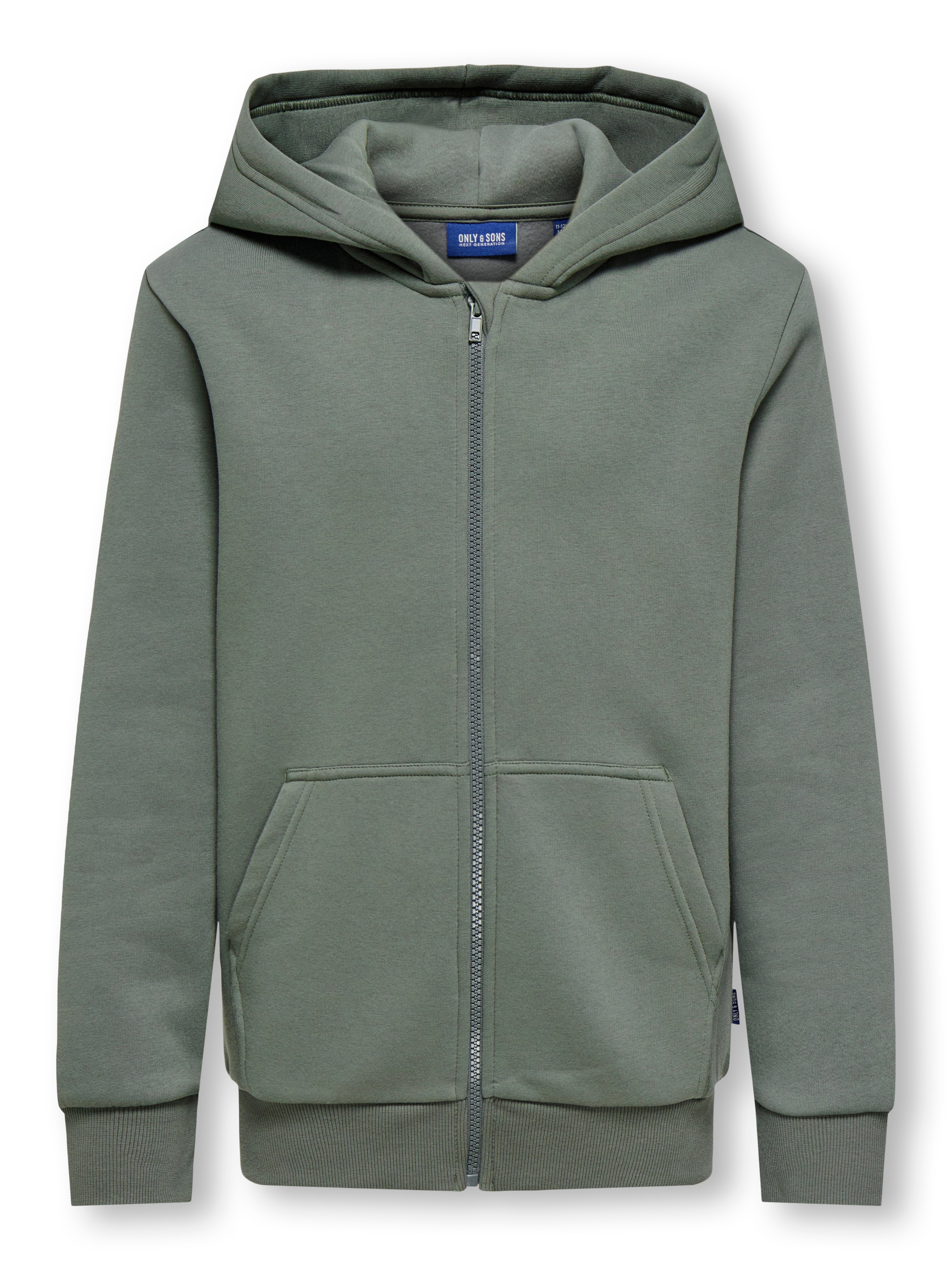 ONLY & SONS junior Kapuzensweatjacke »OSJCERES ZIP THR. HOODIE SWT NOOS« Baumwollmischung, regular fit