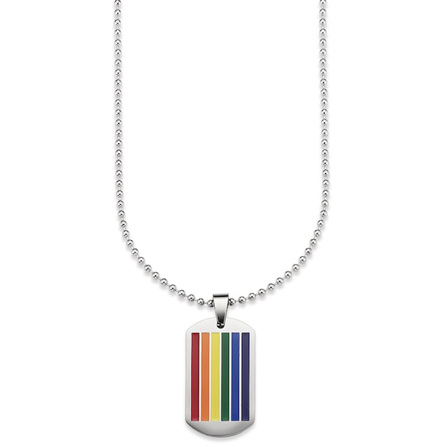 Bruno Banani Kette mit Anhänger »Schmuck Geschenk, Halskette Regenbogen Dog  Tag, Kugelkette«, Perfekt zu Hoodie, Jeans, Sneaker! - Anlass Geburtstag  Weihnachten ▷ kaufen | BAUR