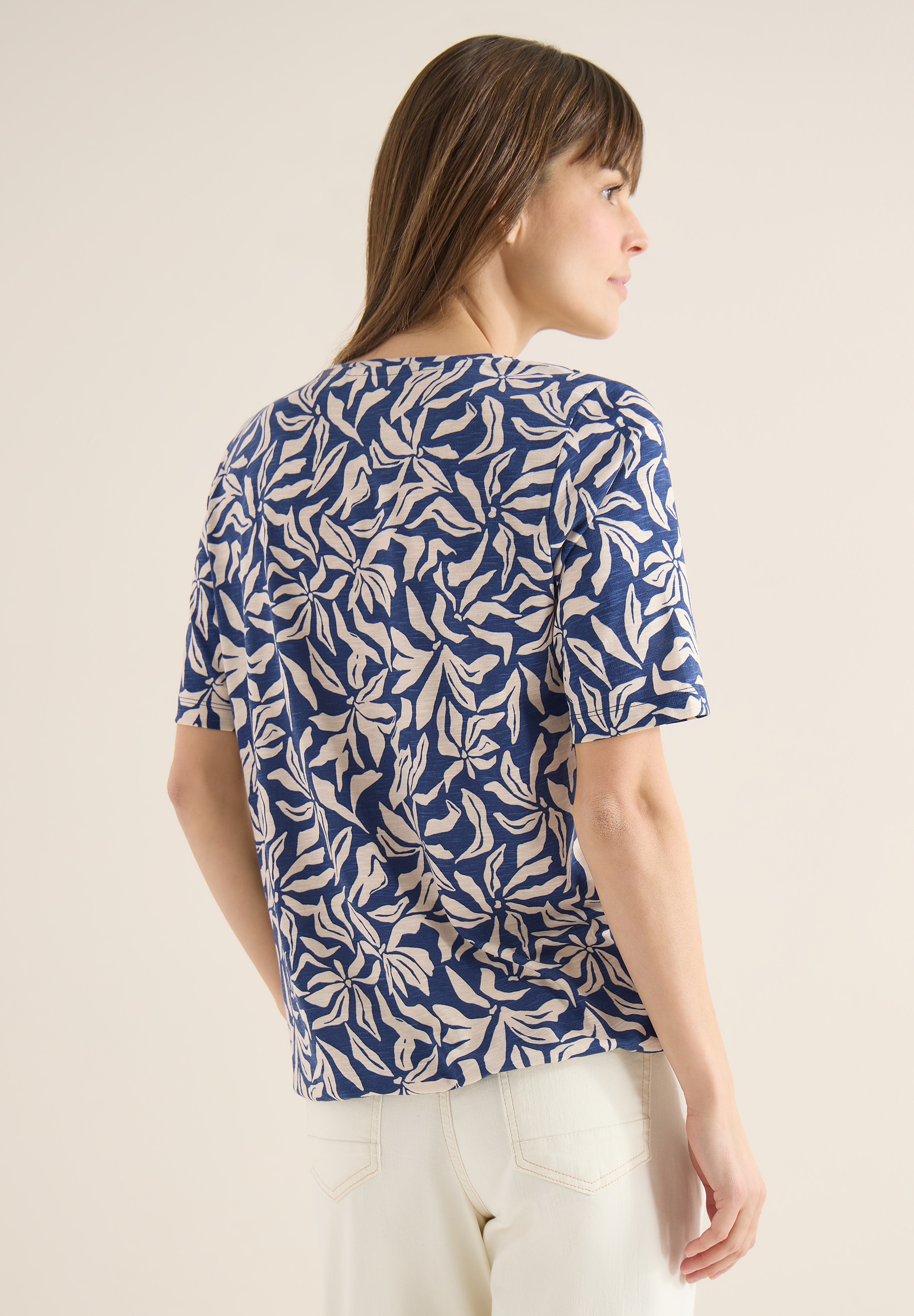 Cecil Tunikashirt mit V-Ausschnitt günstig online kaufen