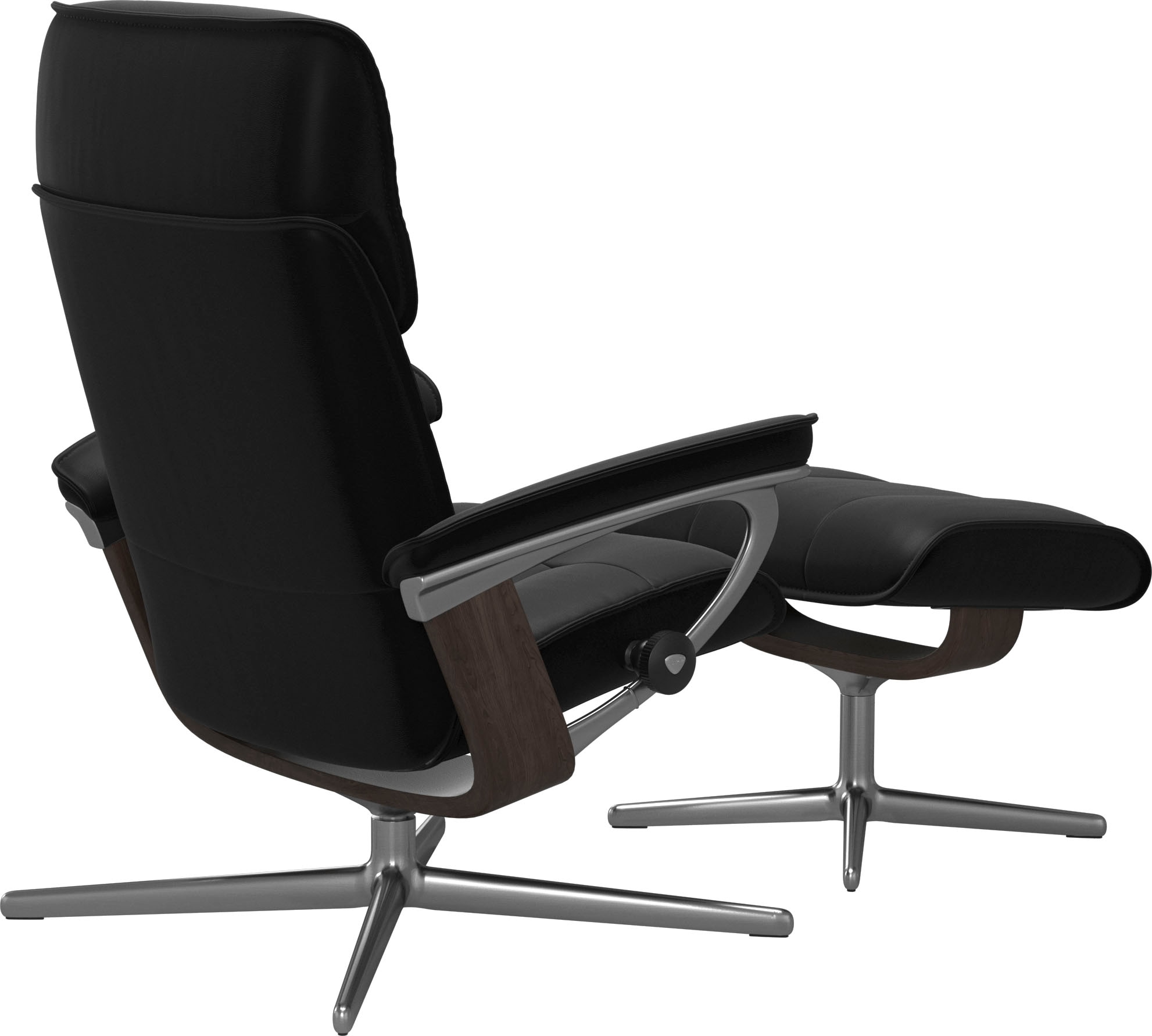 Stressless® Fußhocker »Admiral«, mit Cross Base, Größe M & L, Holzakzent Wenge