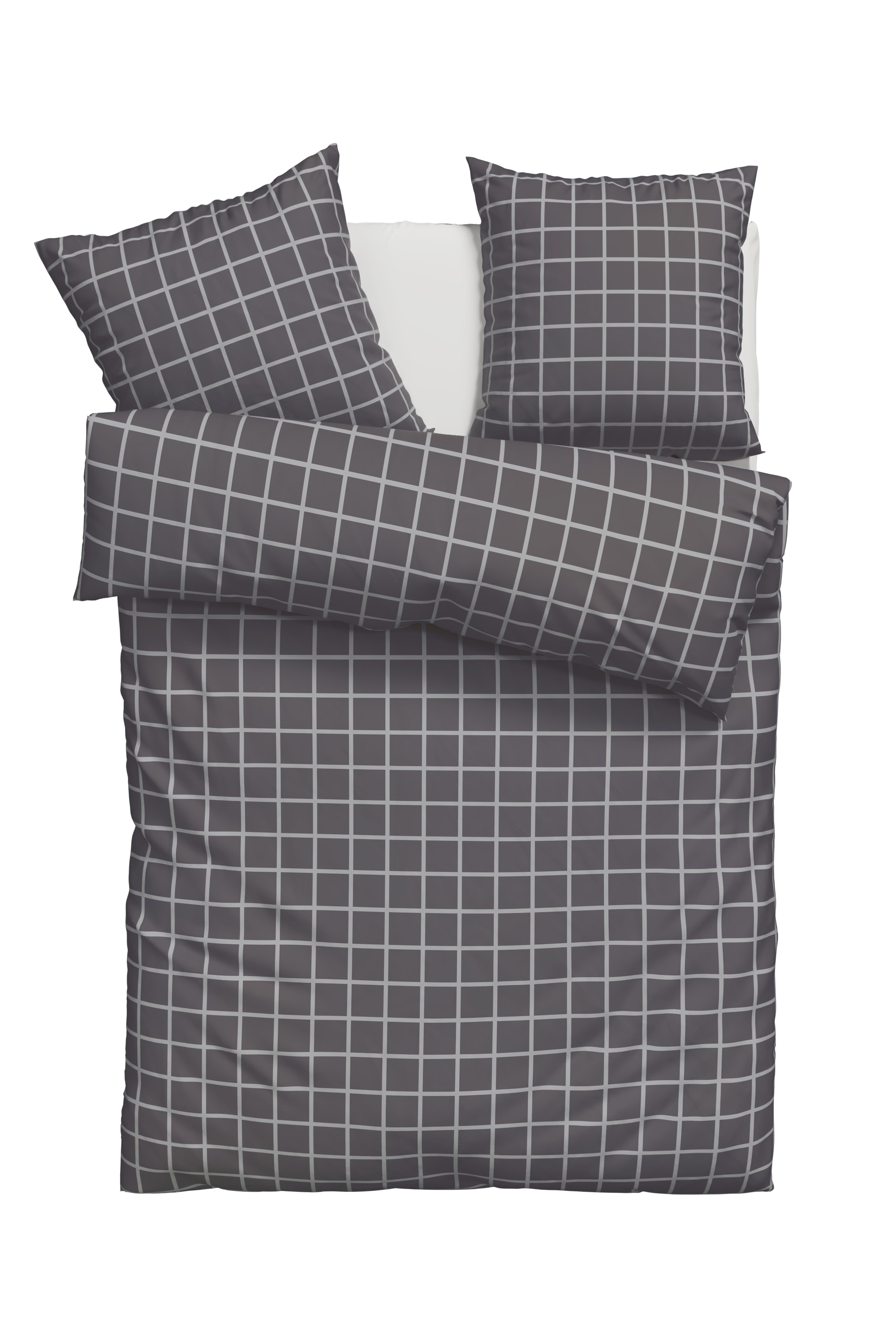 OTTO home Bettwäsche "Eemil" 2 Stk. tlg. karierte Bettwäsche aus Baumwolle günstig online kaufen