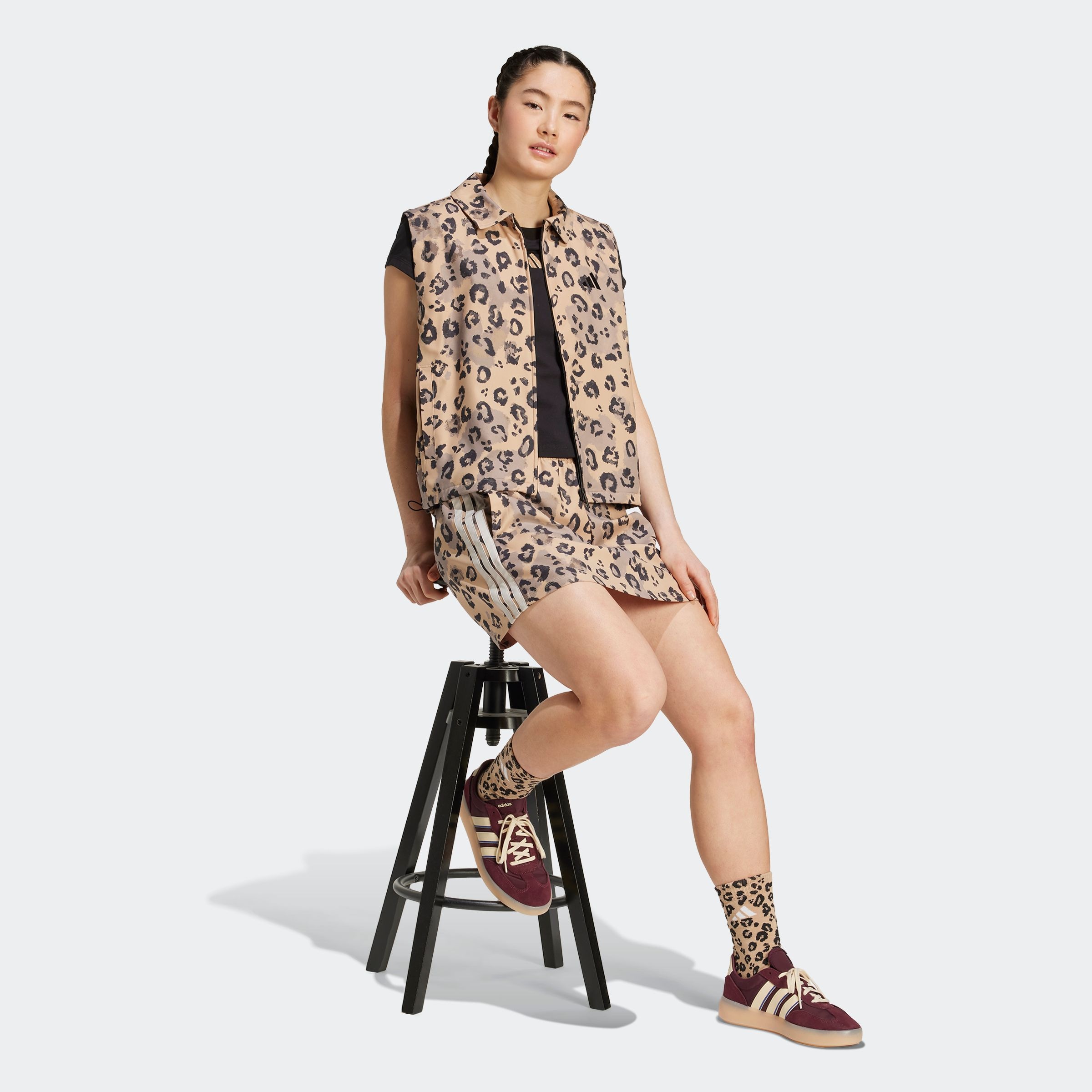 adidas Sportswear Funktionsweste »ANIMAL PRINT 3-STRIPES GEWEBTE«