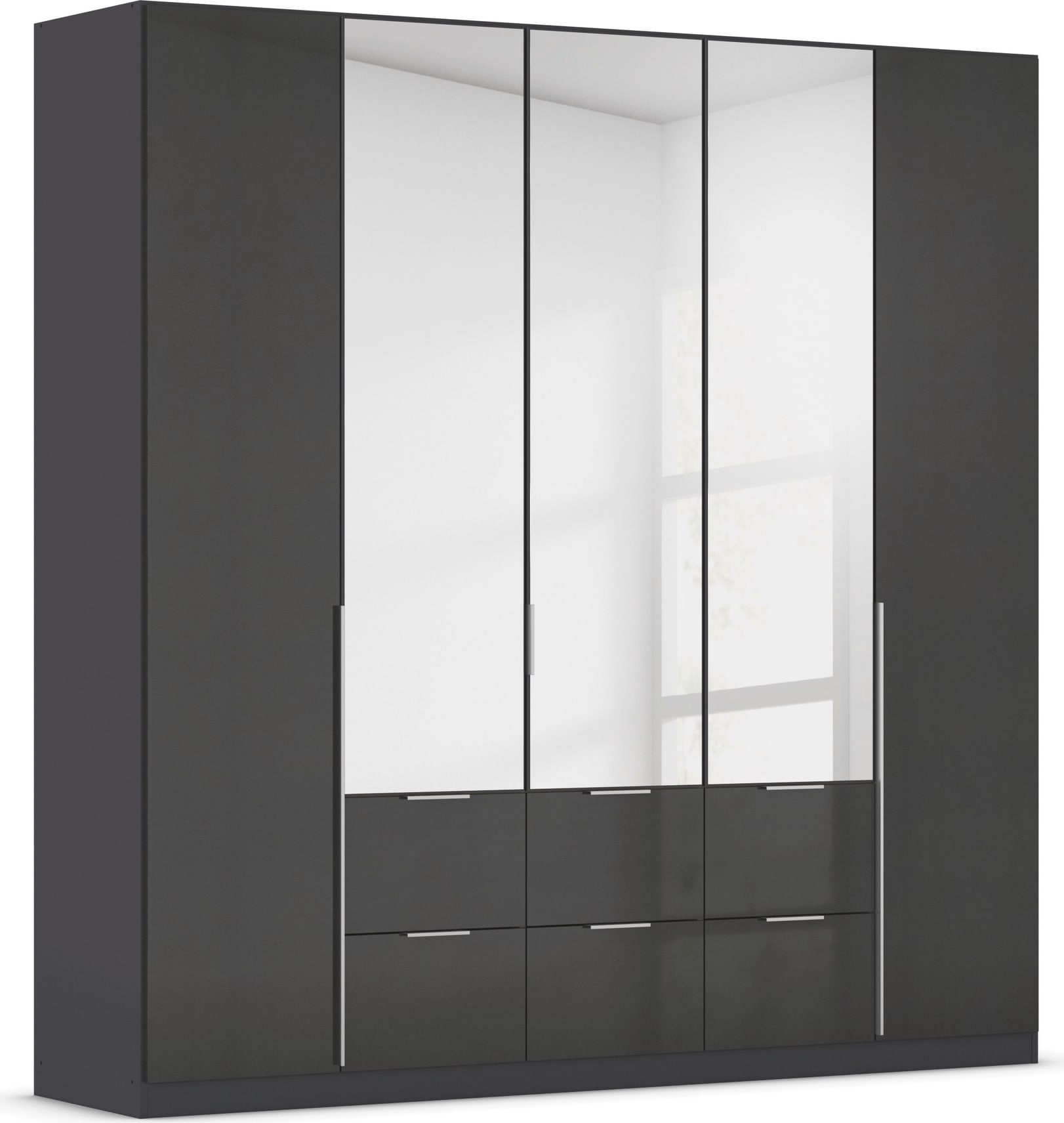 OTTO home Drehtürenschrank "Kleiderschrank Schrank Garderobe AGORDO mit Dek günstig online kaufen