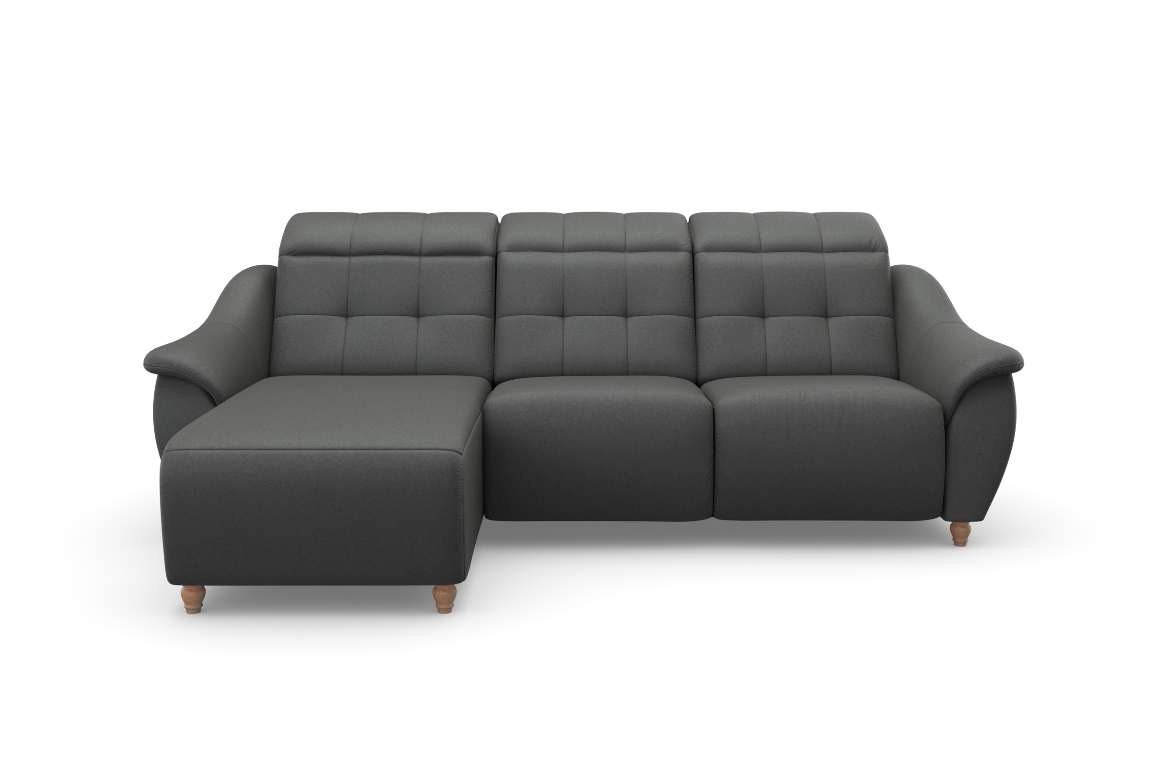 Home affaire Ecksofa "Boston L-Form" Kopfteilverstellung an jeder Sitzfläch günstig online kaufen