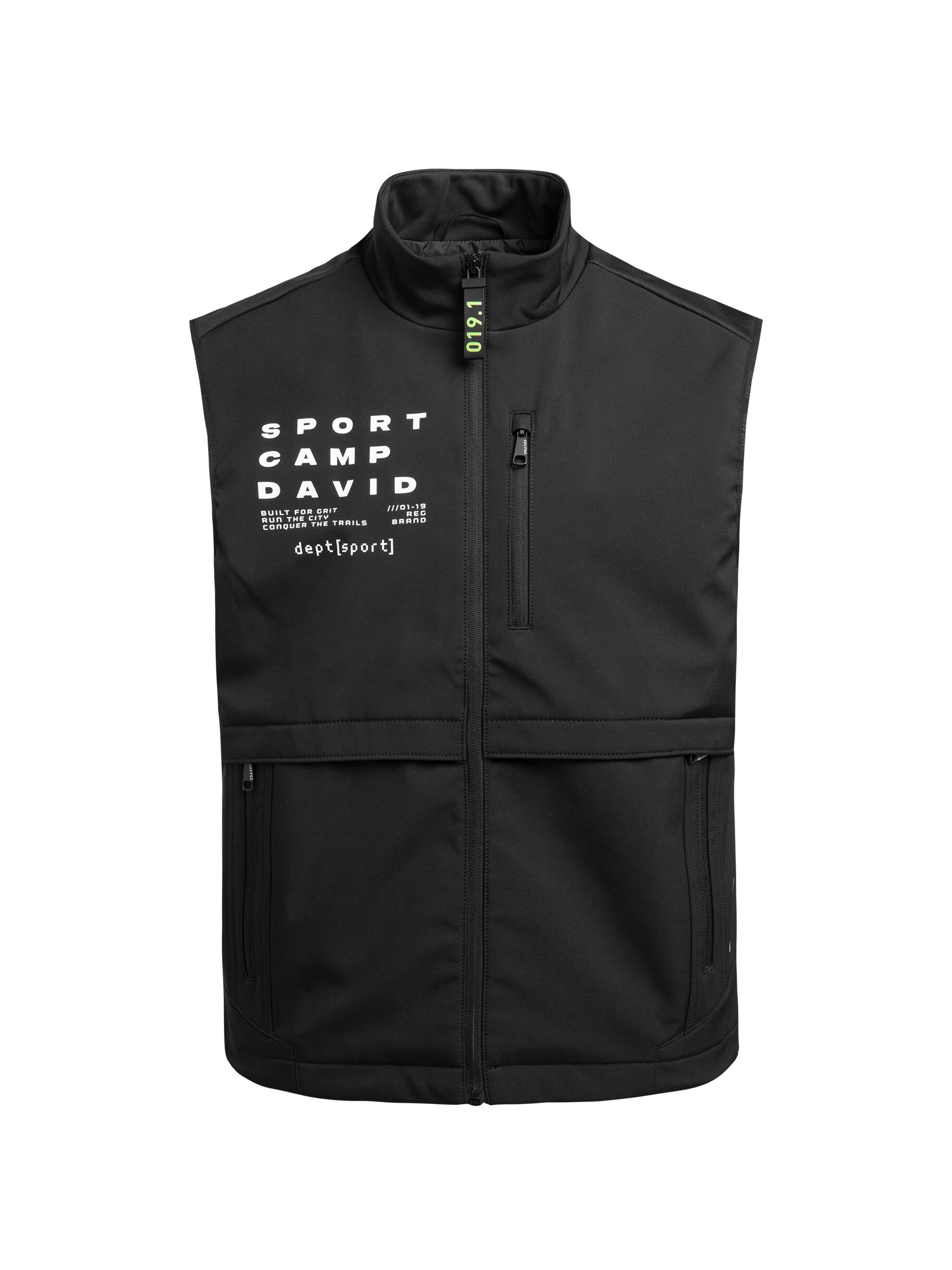 CAMP DAVID Softshellweste mit Innentasche