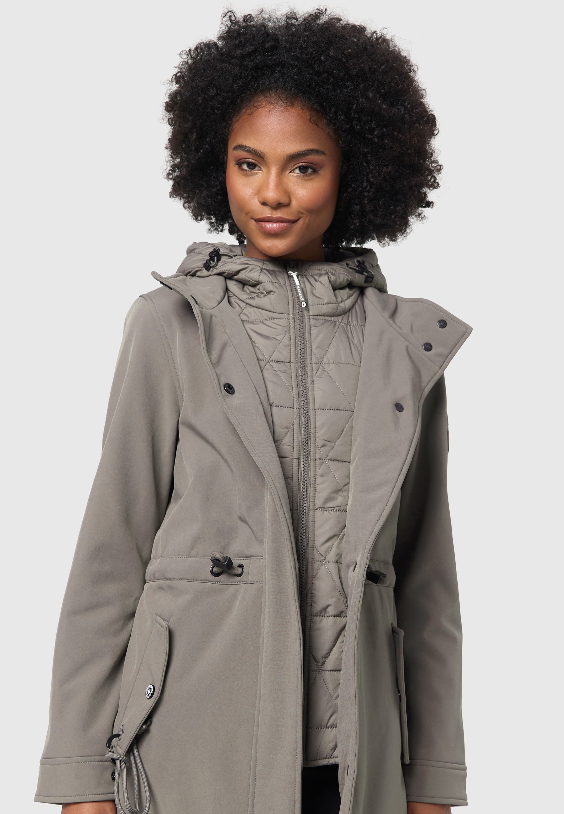 Marikoo Softshelljacke »Mountain Presanella«, mit einem Doppelkragen