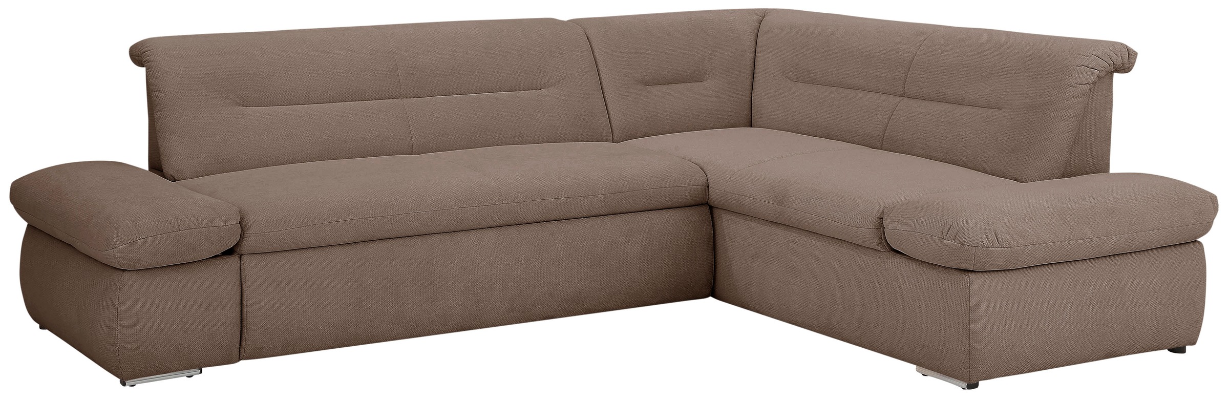 INOSIGN Ecksofa »Avesa L-Form«, Wahlweise mit Arm- und Bettfunktion, B/T/H: 275/211/80 cm