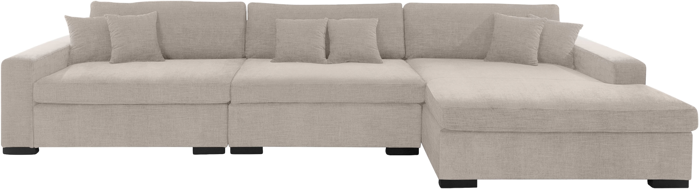 Guido Maria Kretschmer Home&Living Sofa-Eckelement »Skara XXL L-Form«, Lounge-Sofa XXL mit Federkern-Polsterung, in vielen Bezugsvarianten