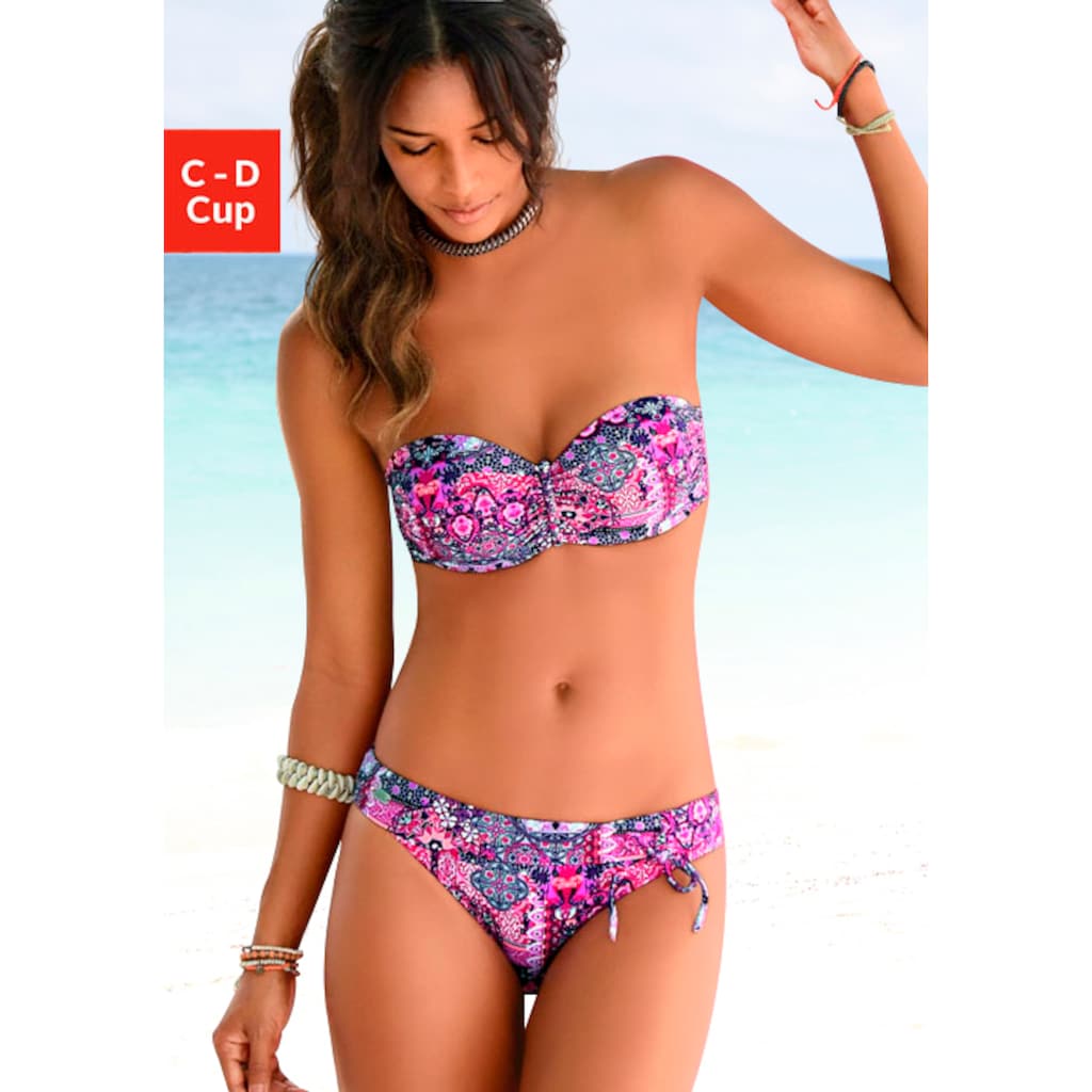 Buffalo Bandeau-Bikini-Top »Shari«, mit Paisleydruck