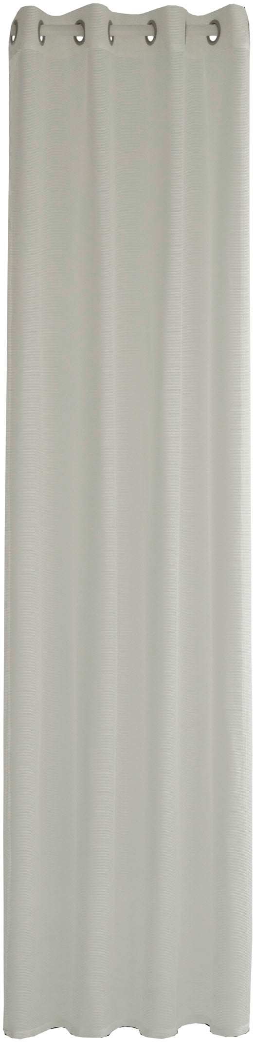 Vorhang HOMING, B:140cm H:245cm, weiß, Polyester, Wohnzimmer, Gardinen, "Hannah", Vorhang Hannah