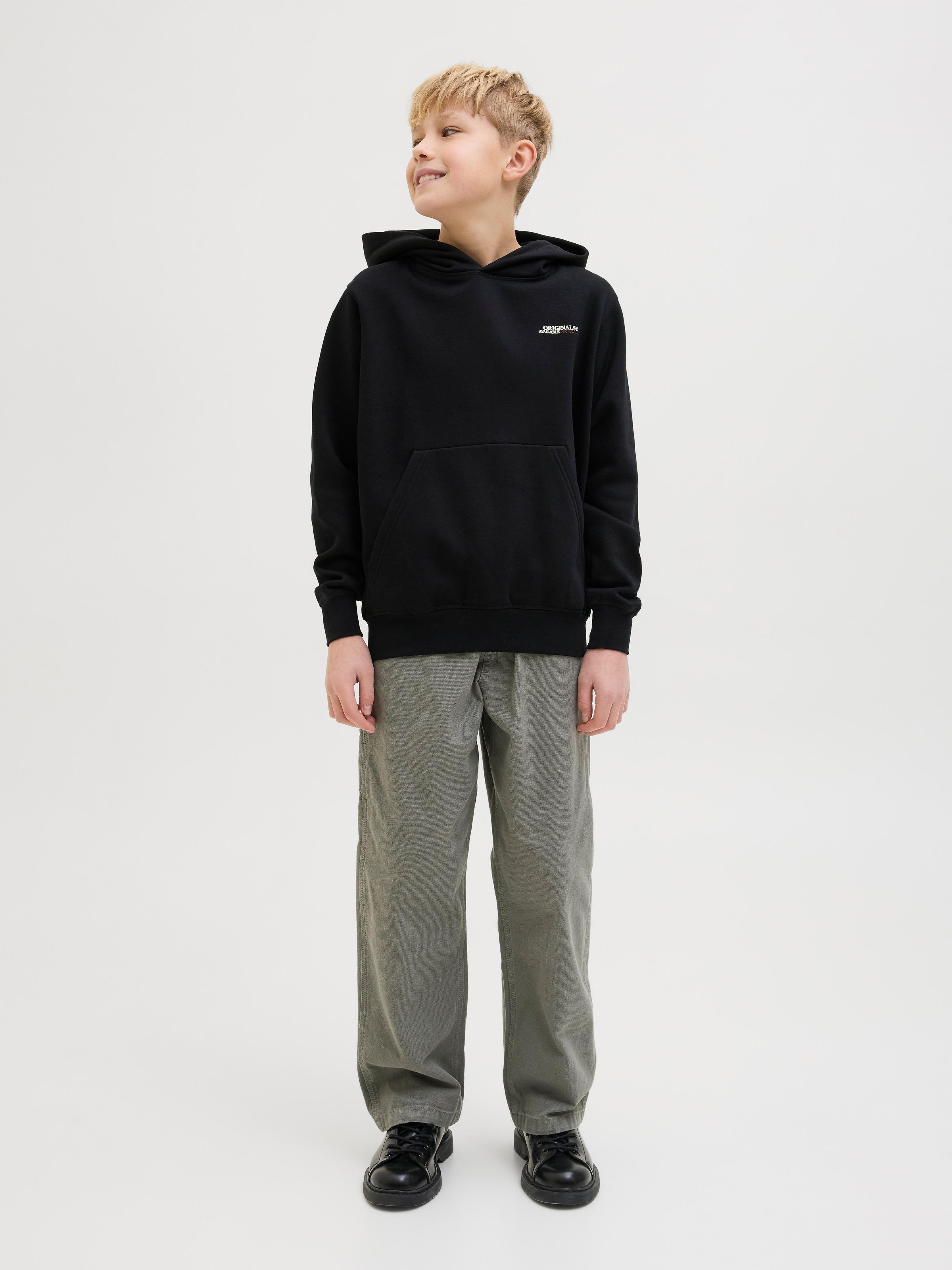 Jack & Jones Junior Kapuzensweatshirt »JORISLINGTON BACK SWEAT HOOD SN JNR«