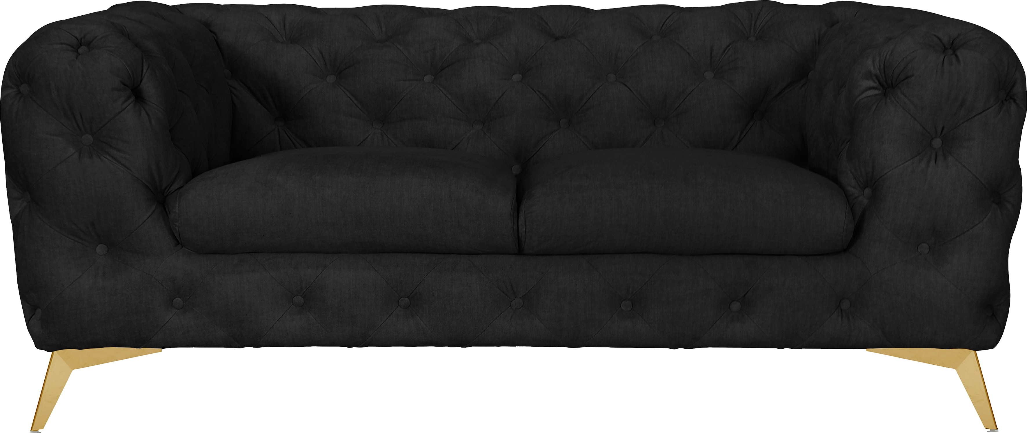 Home affaire Chesterfield-Sofa "Glynis" aufwändige Knopfheftung, moderne Chesterfield Optik, Fußfarbe wählbar