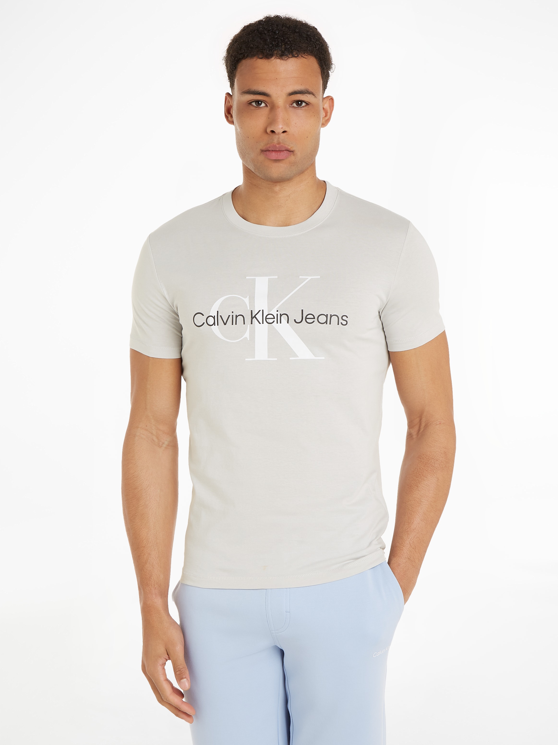 Calvin Klein Jeans T-Shirt "SEASONAL MONOLOGO TEE", mit großem Logodruck günstig online kaufen