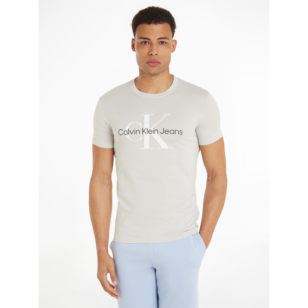 Calvin Klein Jeans T-Shirt »SEASONAL MONOLOGO TEE«, mit großem Logodruck