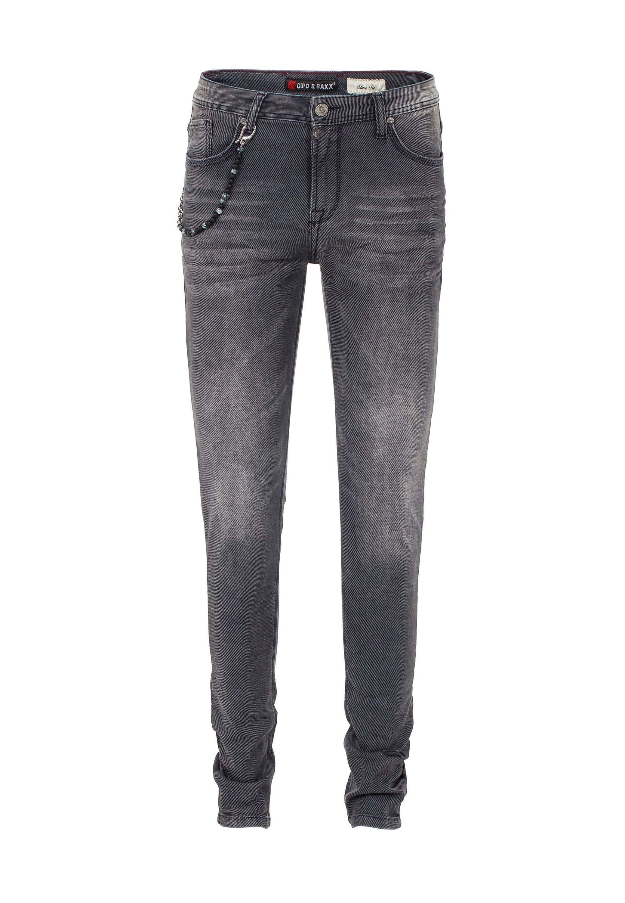 Cipo & Baxx Röhrenjeans »Jeans«, mit Elasthanzusatz, CD374