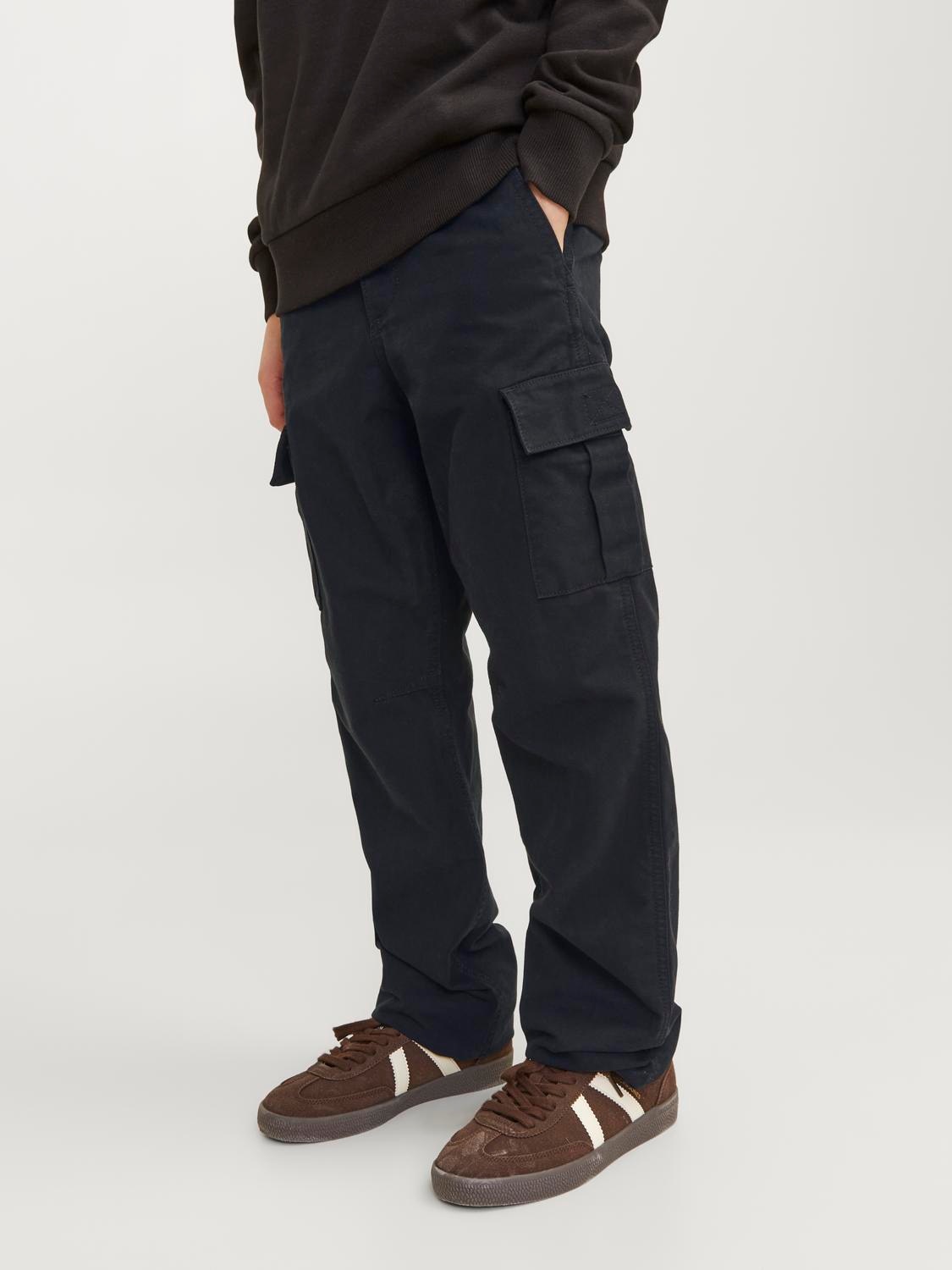 Jack & Jones Pantalon Cargo Kane Barkley Black 14 Années Garçons