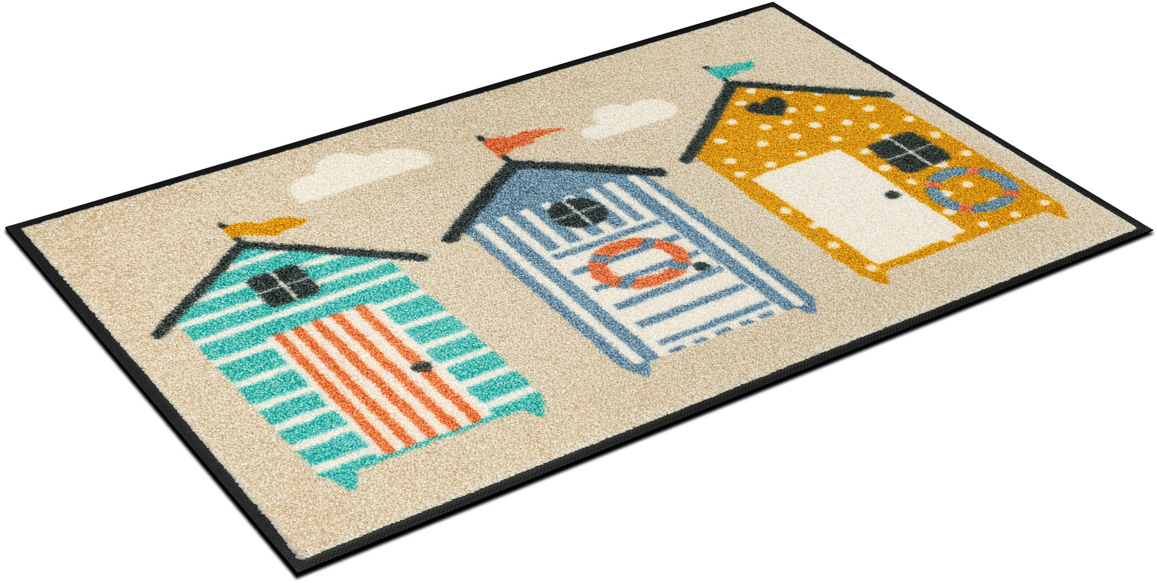 wash+dry by Kleen-Tex Fußmatte »Beachhut«, rechteckig