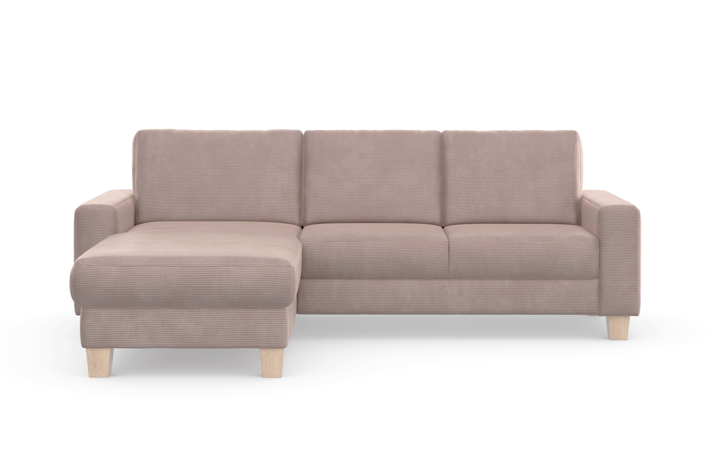 Home affaire Ecksofa "Summer L-Form", mit Recamiere, mit oder ohne Bettfunk günstig online kaufen