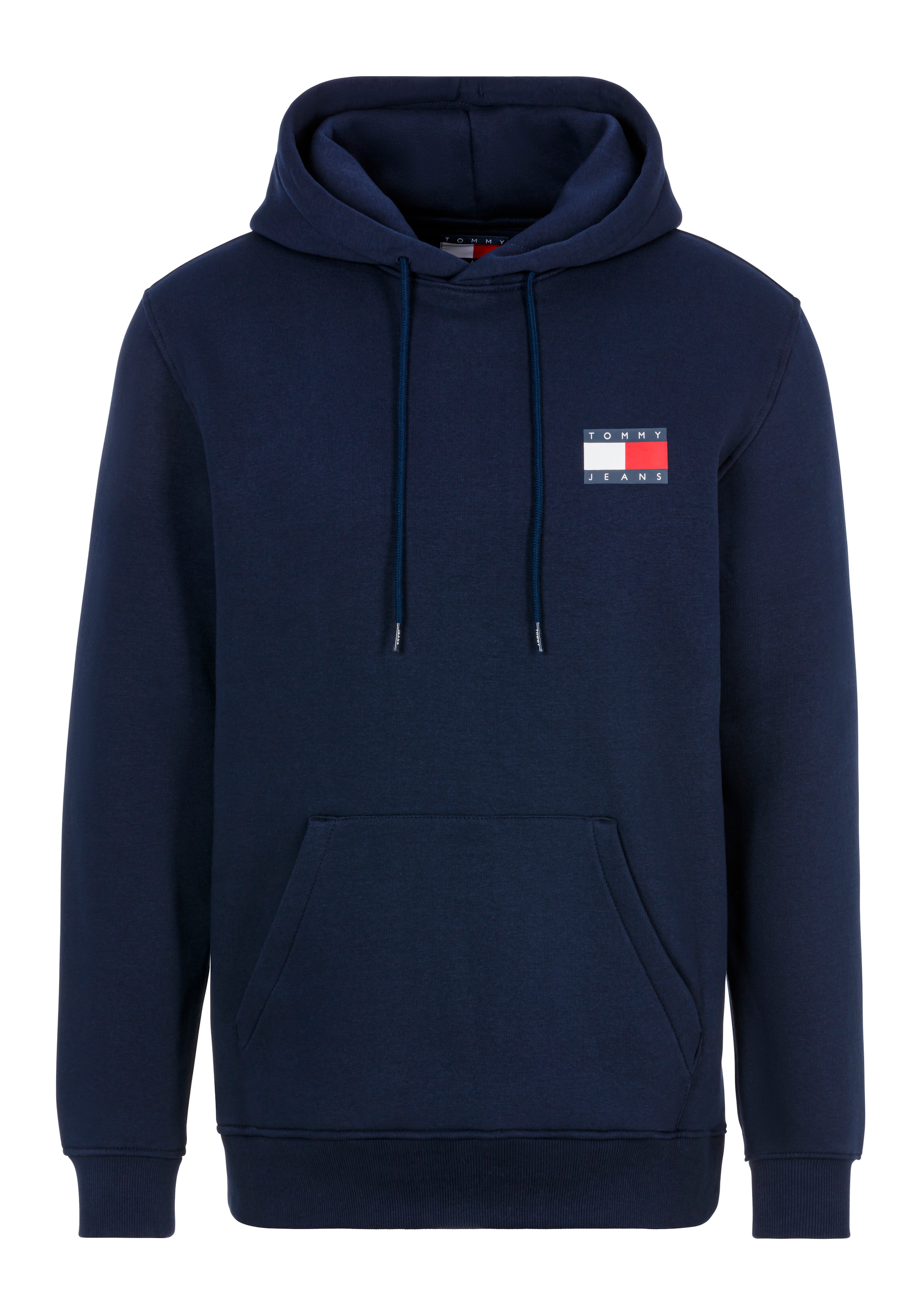 Tommy Jeans Sweatshirt "TJM REG ESSENTIAL FLAG HOOD EXT", mit bedruckten Ma günstig online kaufen