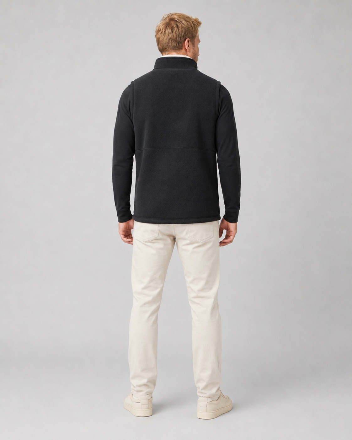 LPO Sweatweste »Sweatweste Raven Knit« mit Langhaarfleece