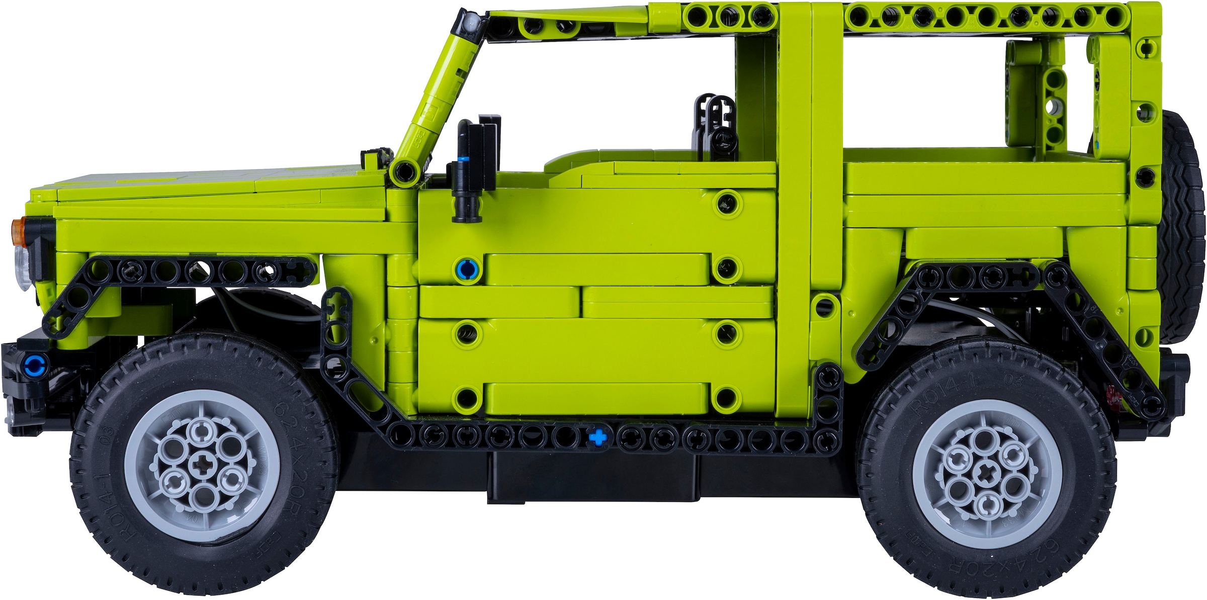 Jamara RC-Auto »CaDA, Suzuki Jimny 1:12 grün 2,4GHz Bricks«, (579 tlg.), mit LED Licht