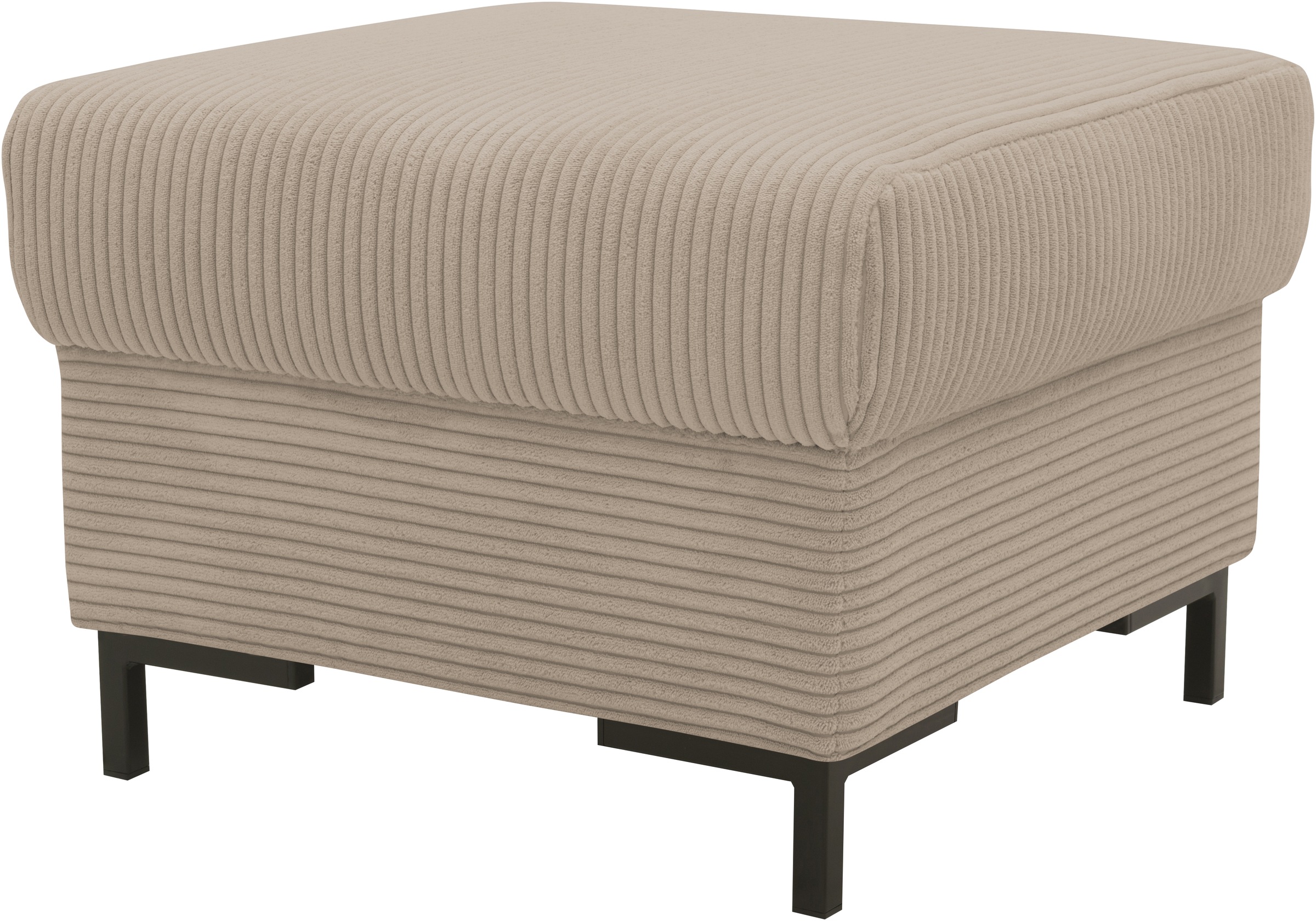INOSIGN Polsterhocker »Jamie 2«, auch in Cord, passend zur Serie, B/T/H: 54/54/45 cm
