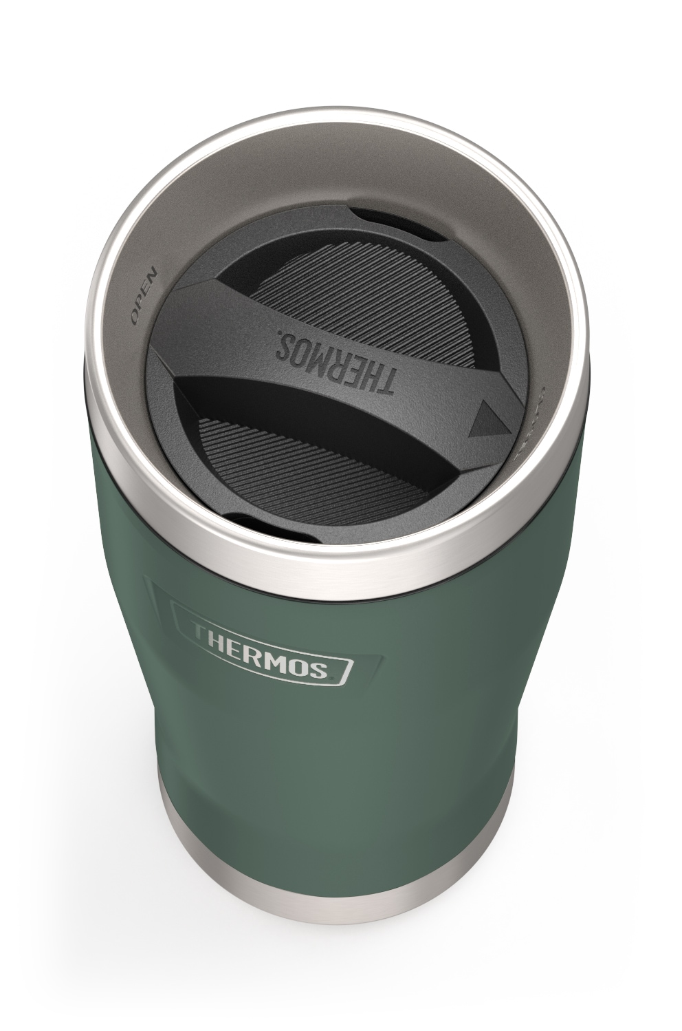 THERMOS Thermobecher »ICON MUG, rutschfester Boden, 360° Trinkfunktion, spülmaschinenfest«, (1 tlg.), 0,47l, 7h heiß & 22h kalt, absolut dicht, Dura-Seal-Deckel