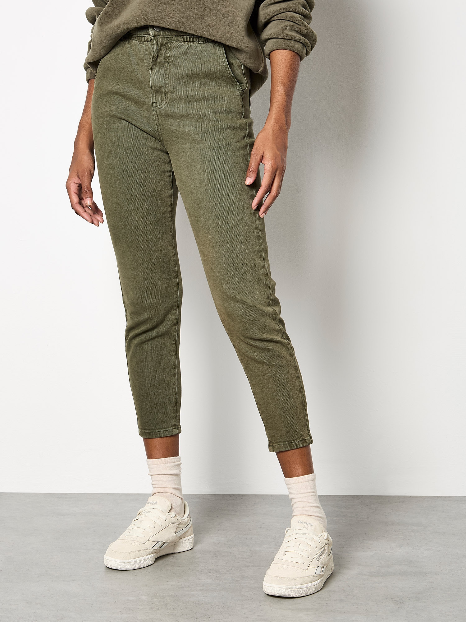 Apricot Skinny-fit-Jeans »Freya Paper Bag Jeans« in Cropped Länge