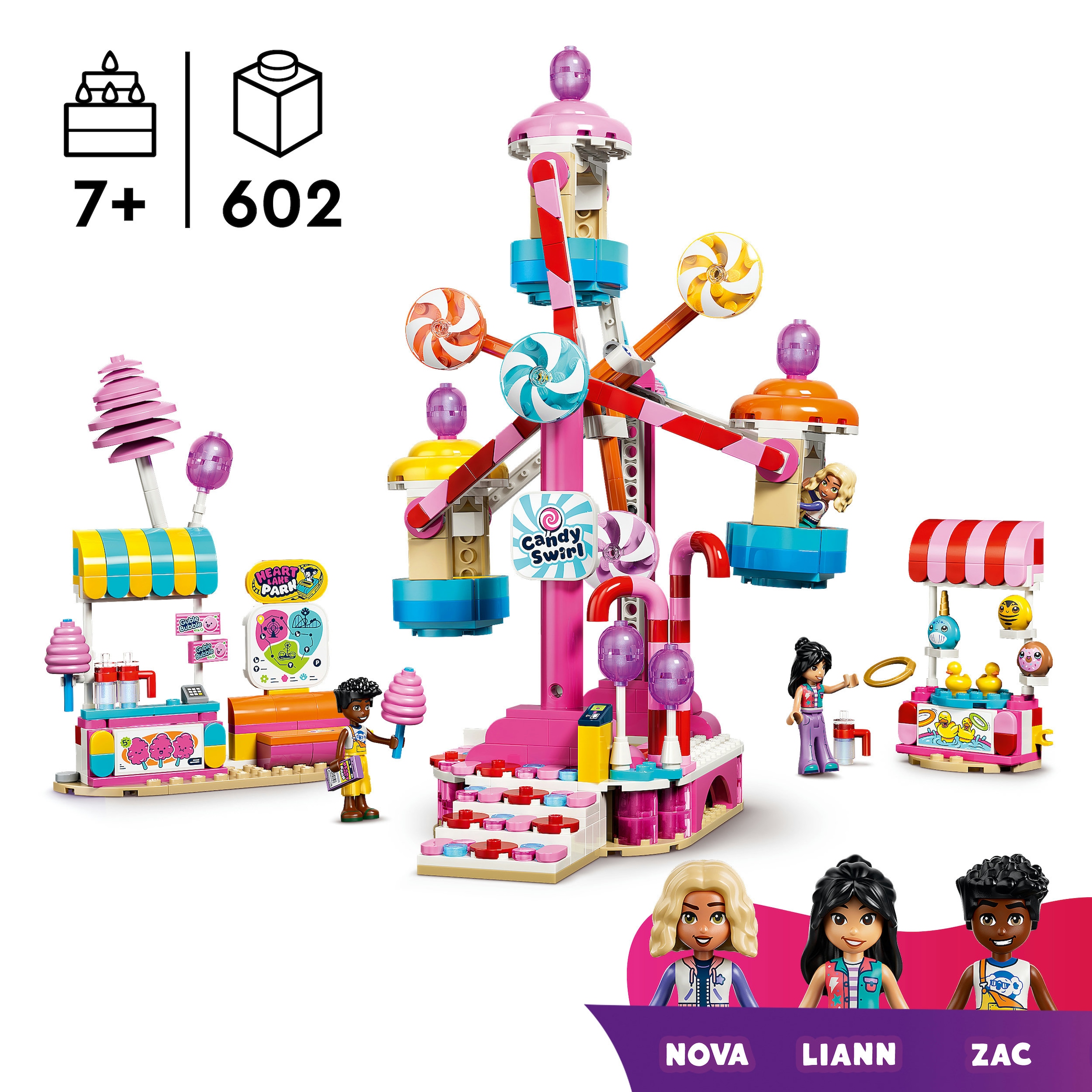 LEGO® Konstruktionsspielsteine »Cupcake-Riesenrad (42700), LEGO Friends« Made in Europe