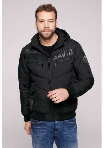 CAMP DAVID Winterjacke su Kapuze su Brusttaschen