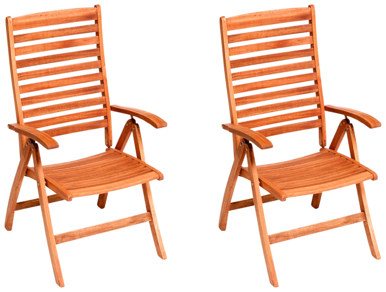 MERXX Gartenstuhl "La Plata" (Set) 2 Stk. 2er Set, Eukalyptusholz, klappbar günstig online kaufen