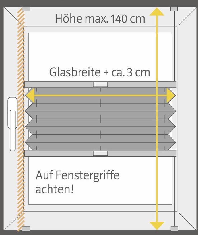 Good Life Plissee »Allegra«, | Bohren, ohne BAUR Fixmaß energiesparend, auf verdunkelnd, Rechnung