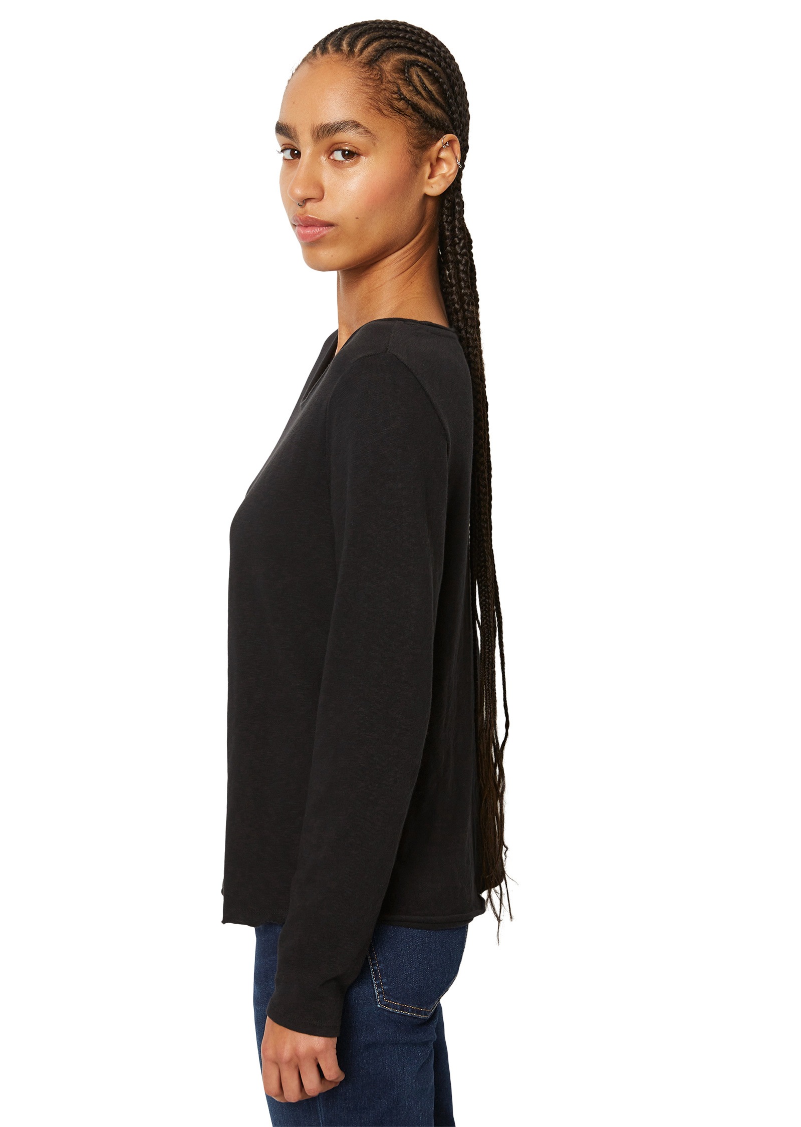 Marc OPolo DENIM Langarmshirt "aus Organic Cotton" günstig online kaufen