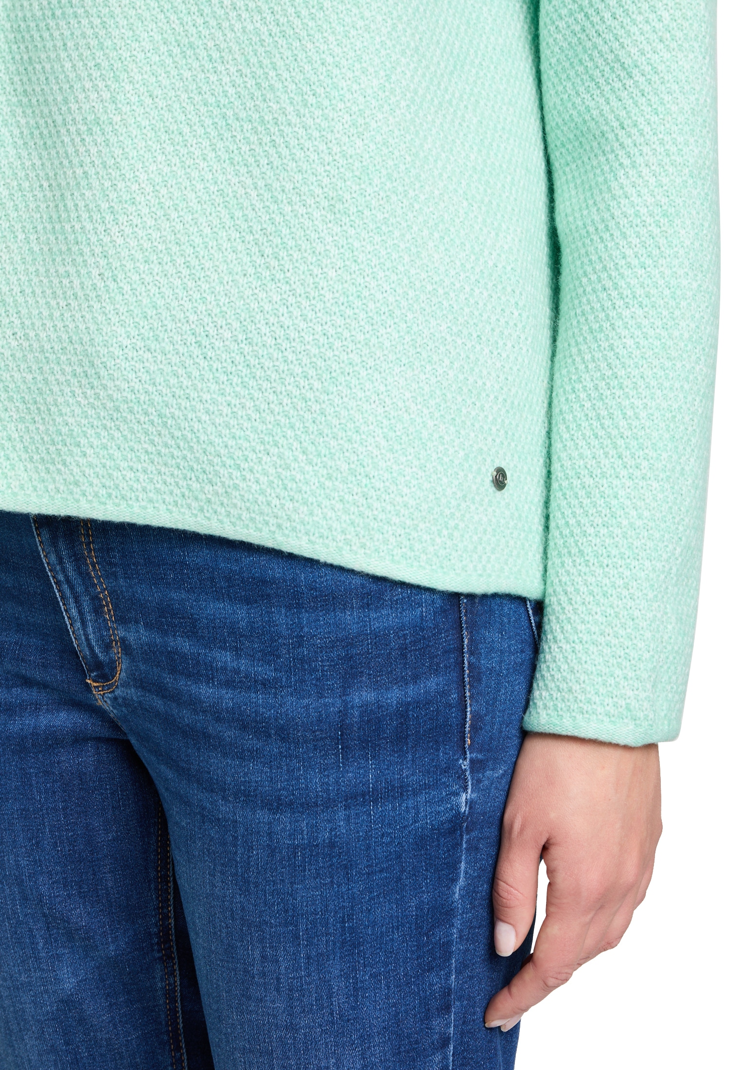 Betty&Co Strickpullover »Betty & Co Damen Strickpullover mit Rundhalsausschnitt«, (1 tlg.), Struktur
