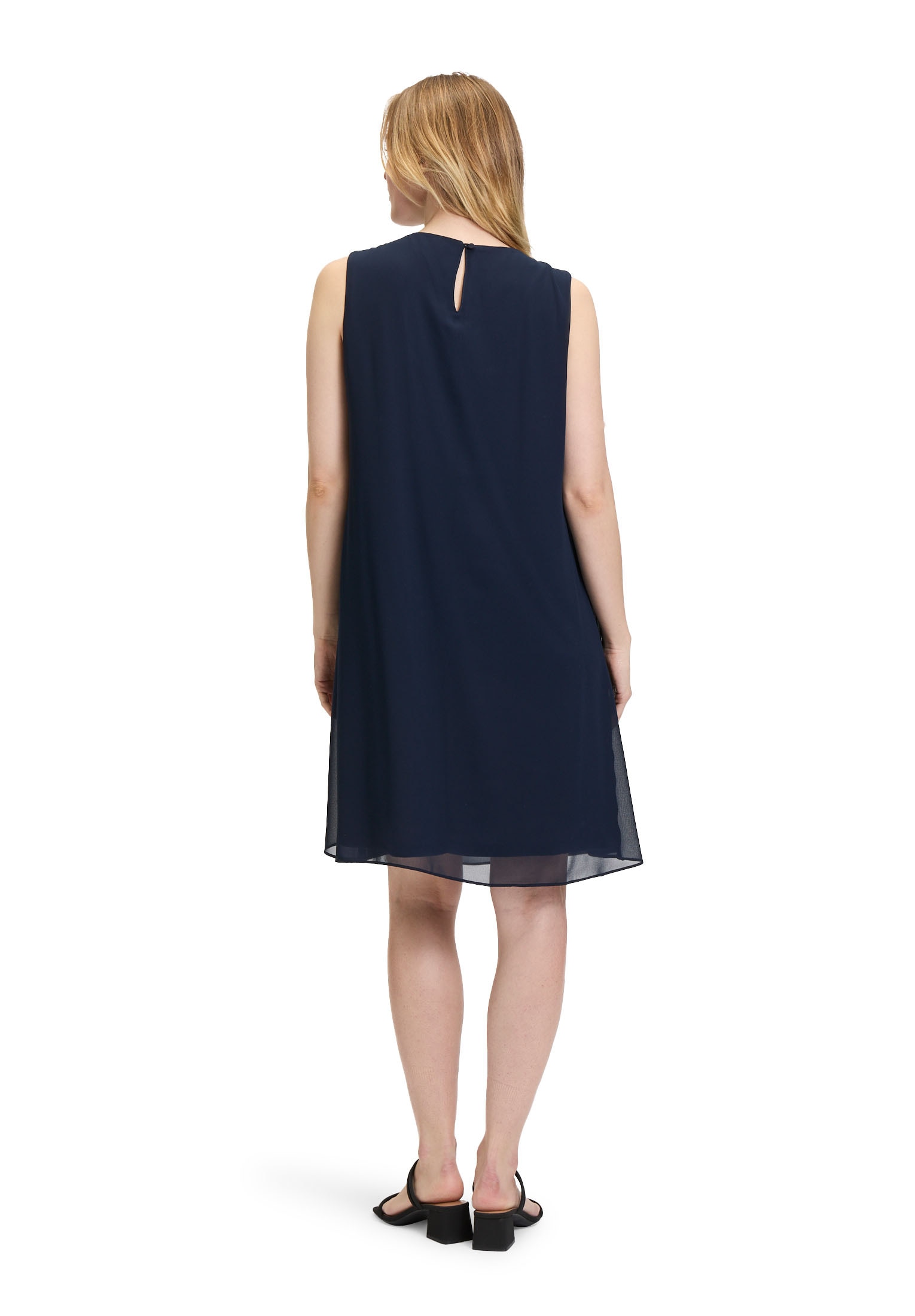 Betty&Co Chiffonkleid »Betty & Co Chiffonkleid im Layer Look«, Form