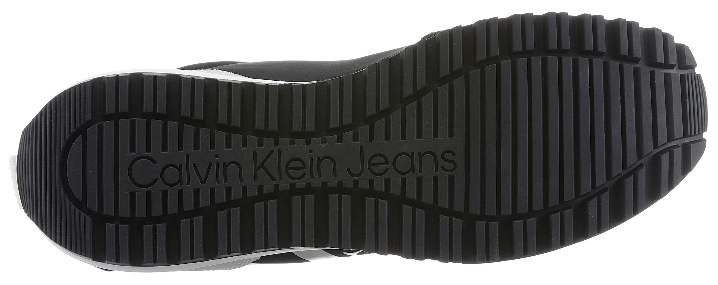 Calvin Klein Jeans Sneaker »TOOTHY RUNNER LACEUP MIX PEARL«, mit Profilsohle, Freizeitschuh, Halbschuh, Schnürschuh