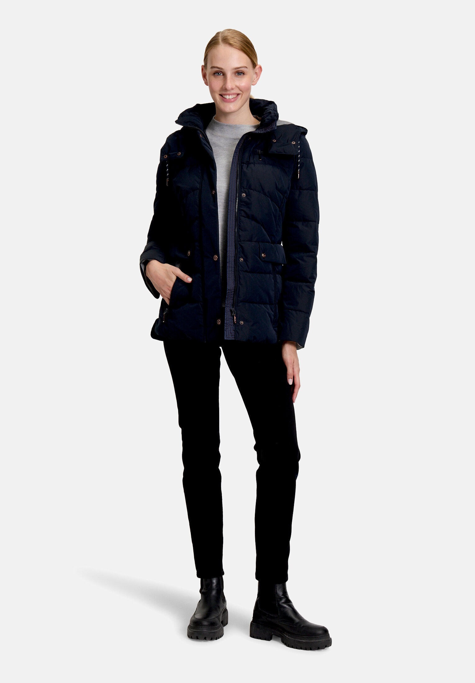 Gil Bret Steppjacke »Damen Kunstdaune« mit Kapuze
