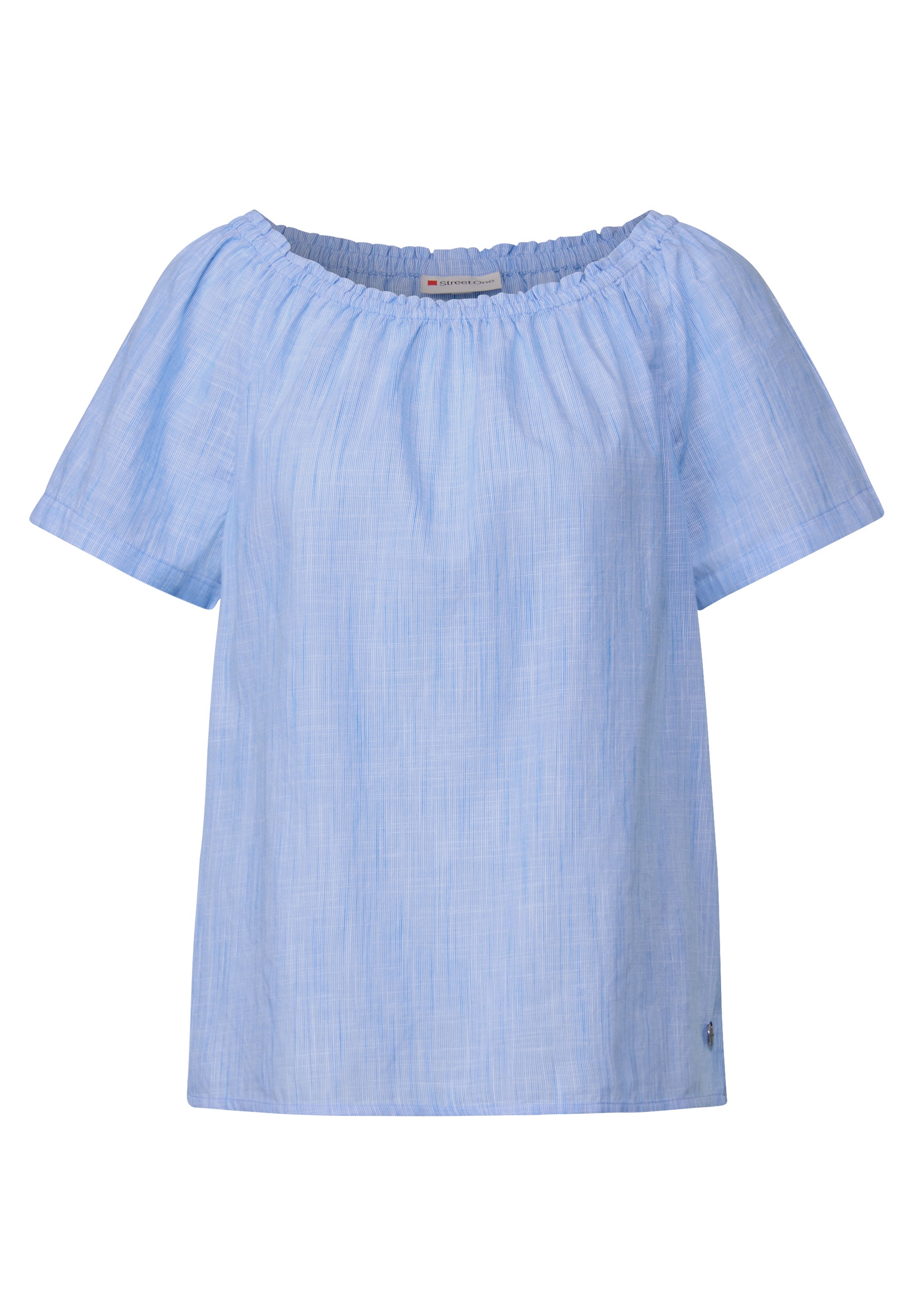 STREET ONE Carmenbluse, in Unifarbe