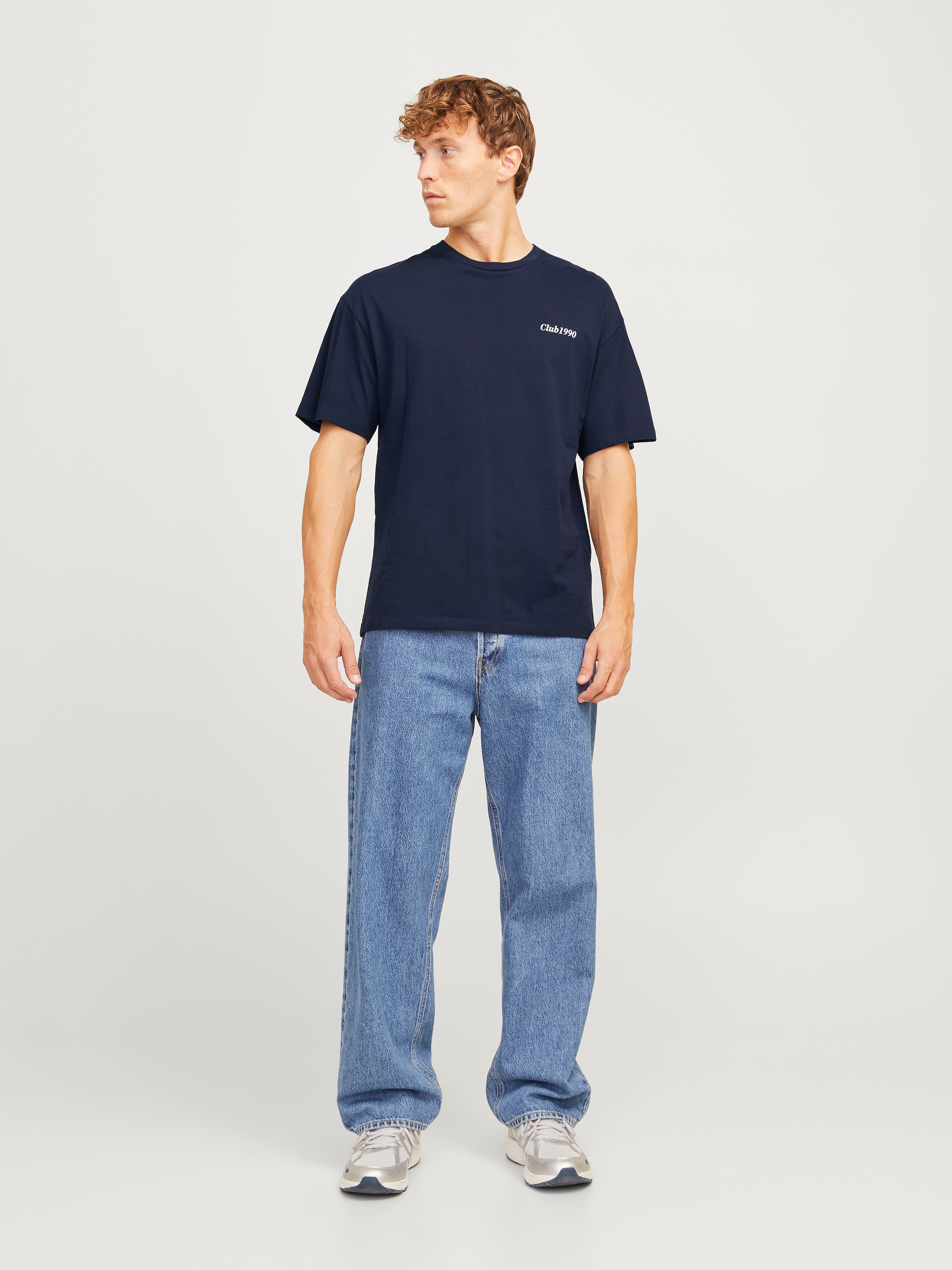 Jack & Jones Rundhalsshirt »JJEBRADLEY GRAPHIC TEE SS O-NECK NOOS«, mit Front und Back Print