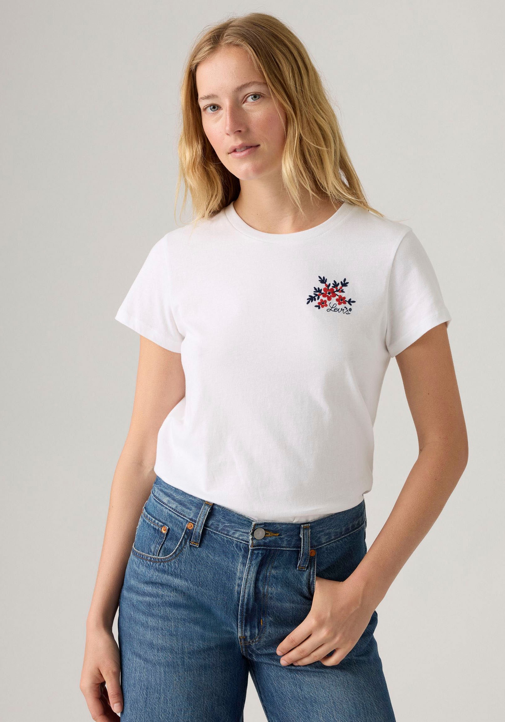 Levis T-Shirt "THE PERFECT TEE", mit Batwing-Logoprint günstig online kaufen