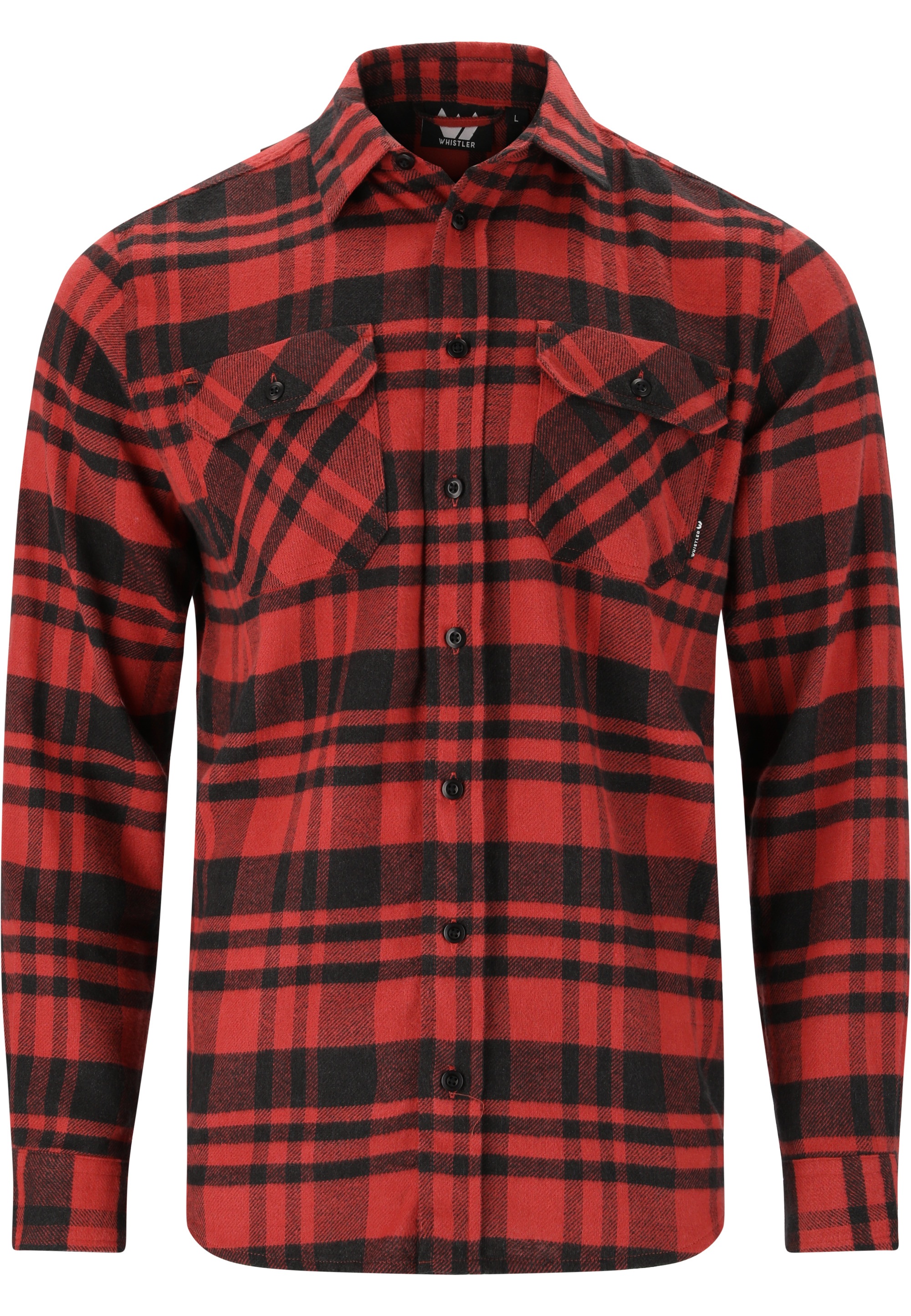 WHISTLER Fleeceshirt »Flannel«, (1 tlg.), aus atmungsaktivem Funktionsmaterial