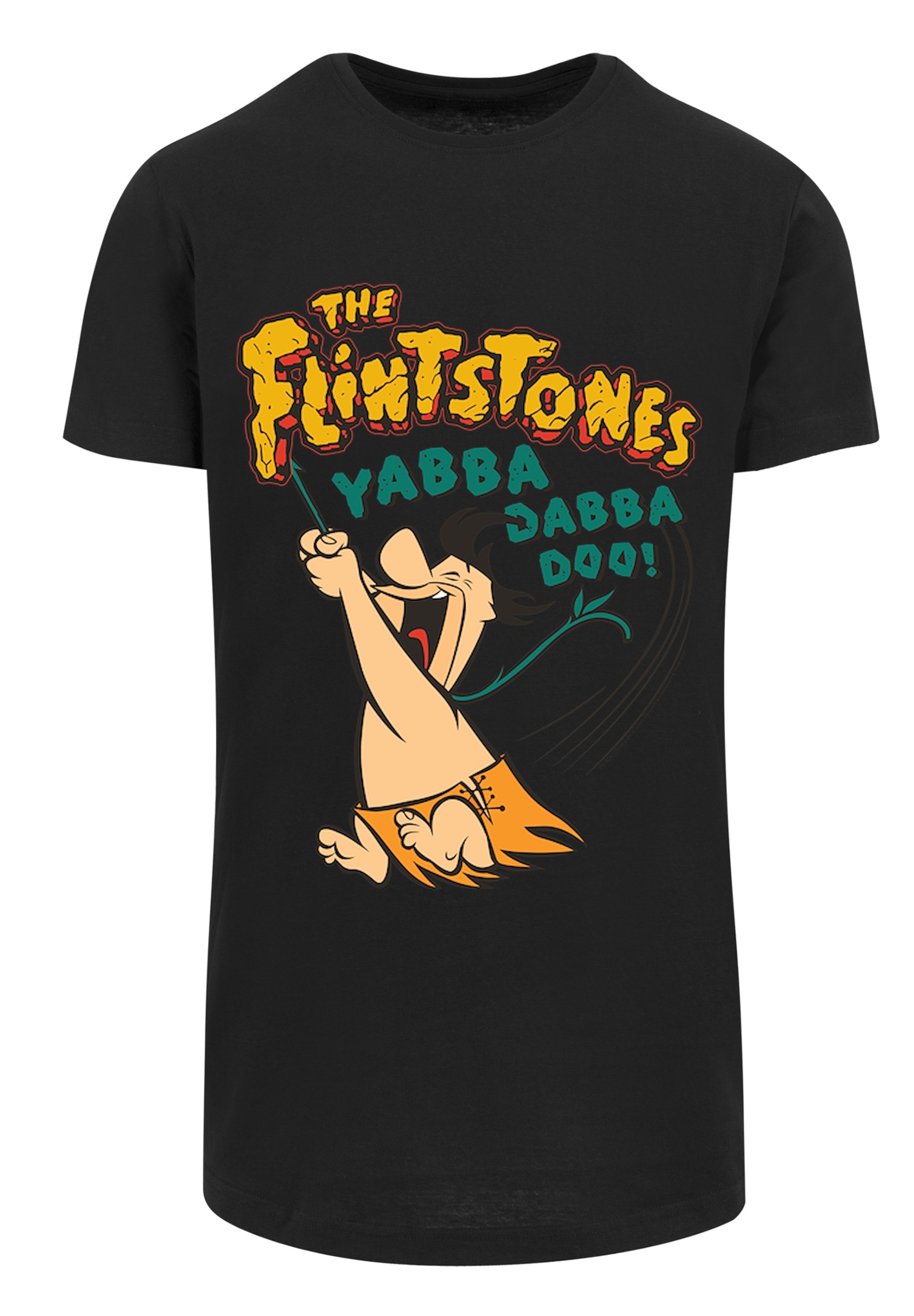 F4NT4STIC T-Shirt »Die Familie Feuerstein«, Herren,Premium Merch,Lang,Longshirt,Bedruckt