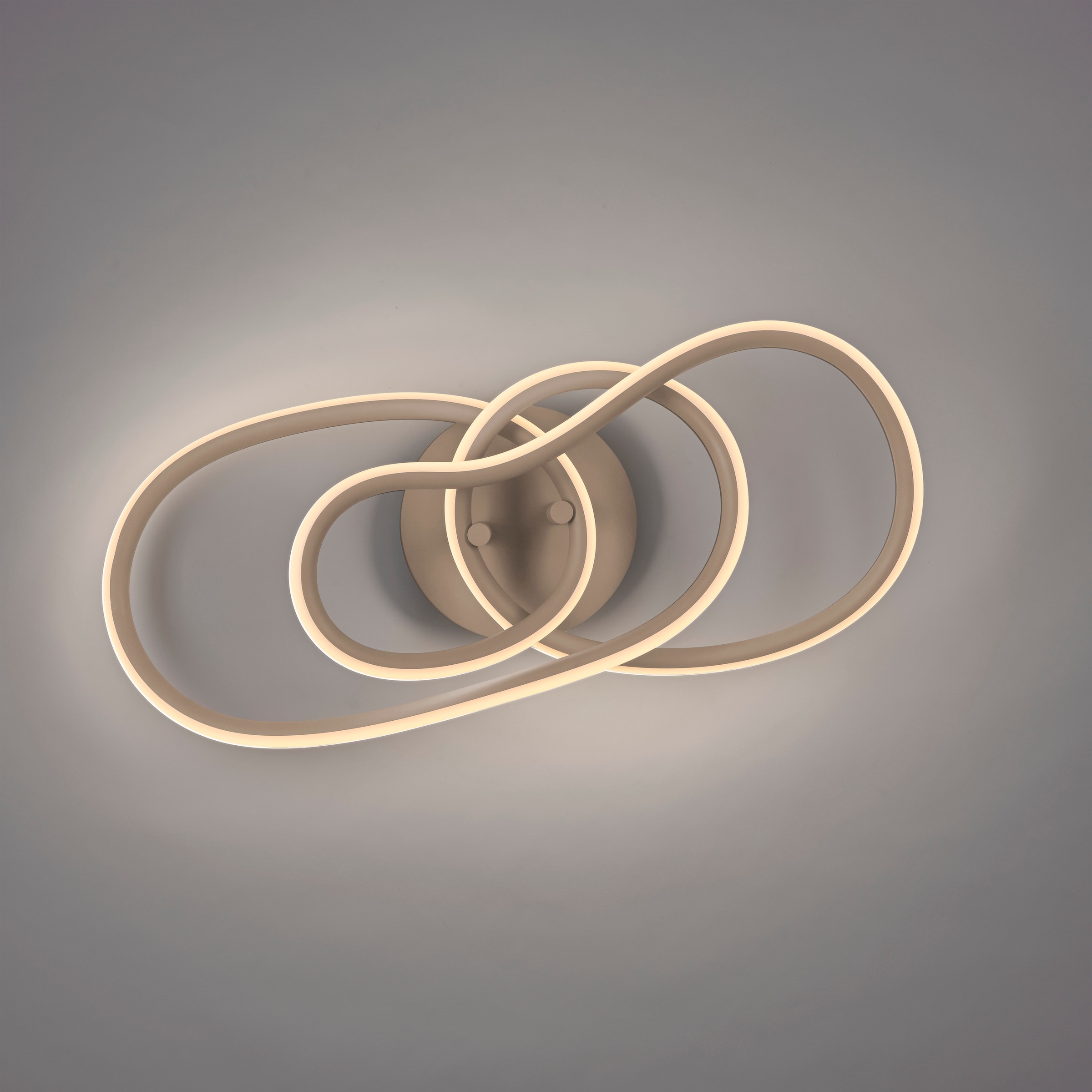 Paul Neuhaus LED Deckenleuchte »TWIST« LED-Board 1 Stk. Warmweiß Stufenlos dimmbar über Lichtschalter, Memoryfunktion