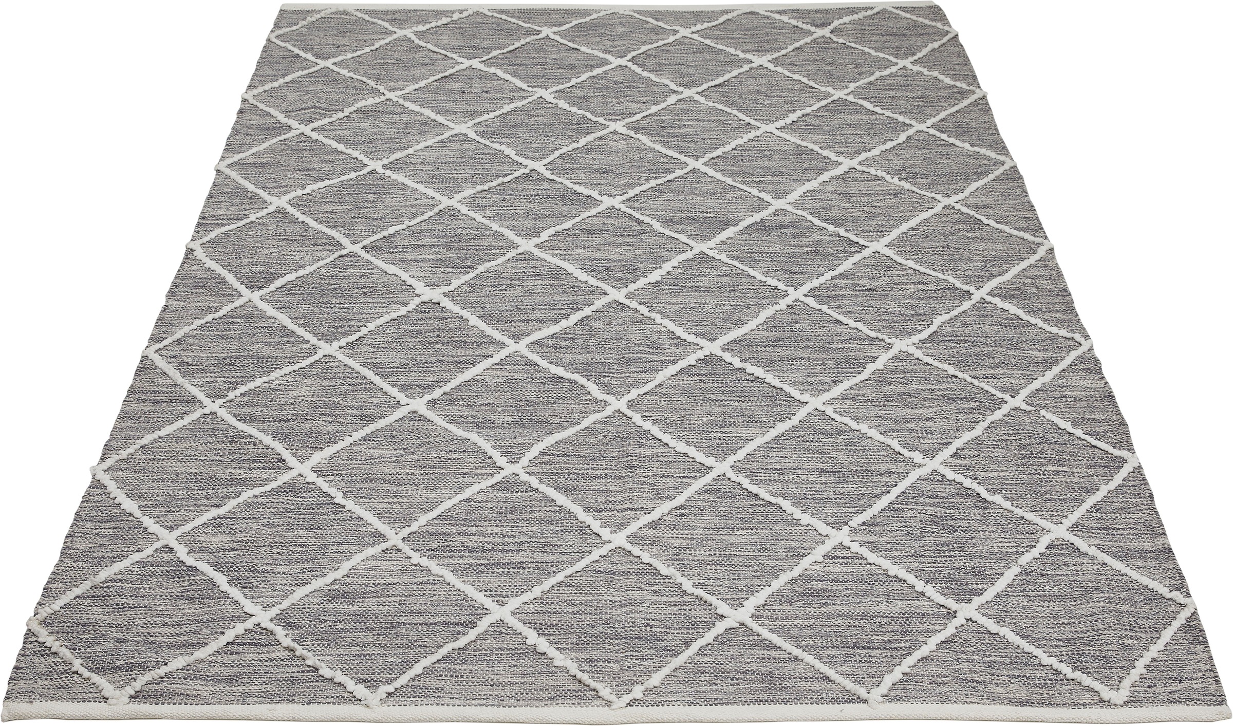 Paco Home Teppich »Mabella 496«, rechteckig, Flachgewebe, Rauten Motiv, Vintage  Design, In- und Outdoor geeignet | BAUR | Kurzflor-Teppiche