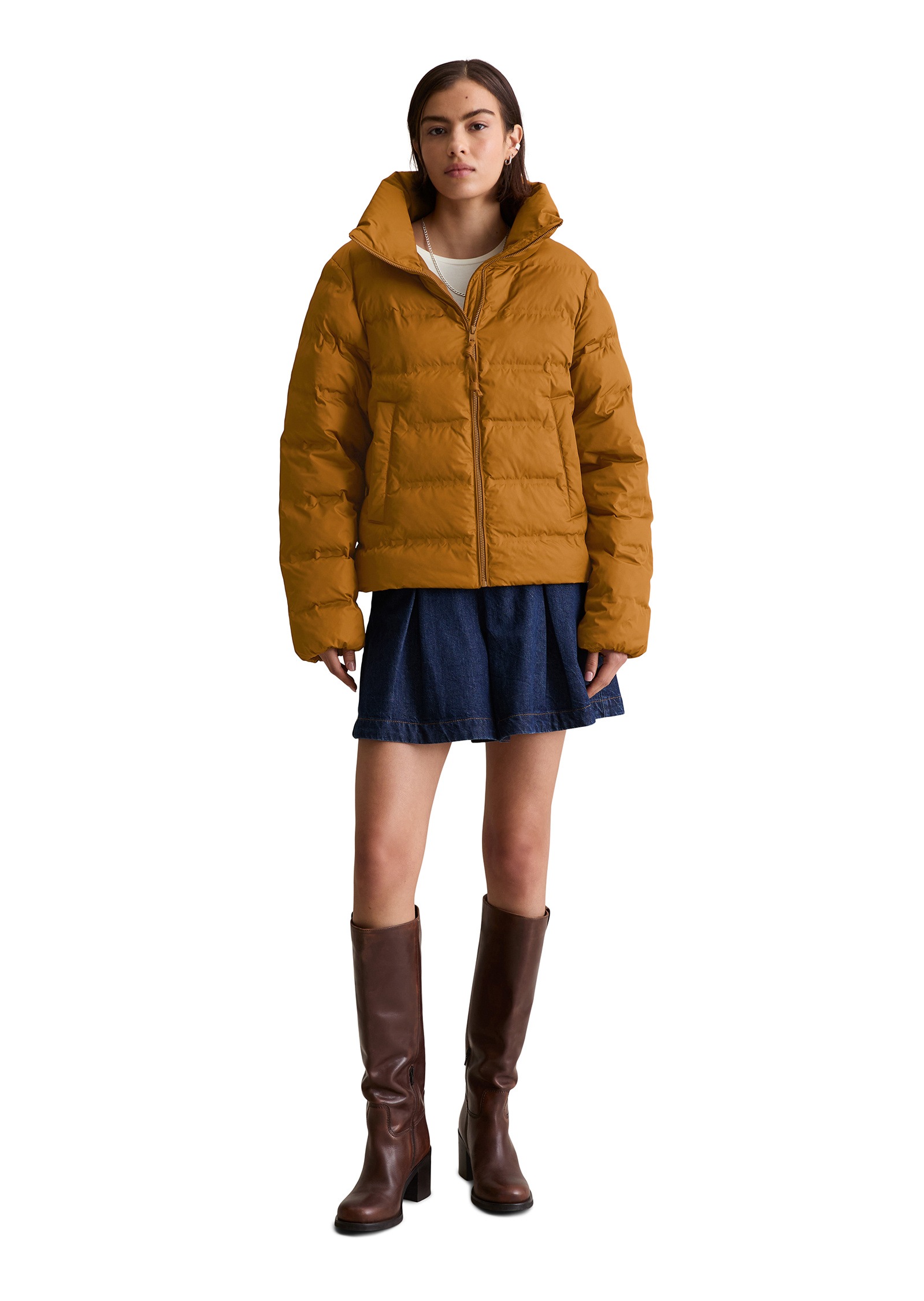 Marc O'Polo DENIM Outdoorjacke »mit wasserabweisender Oberfläche«, ohne Kapuze
