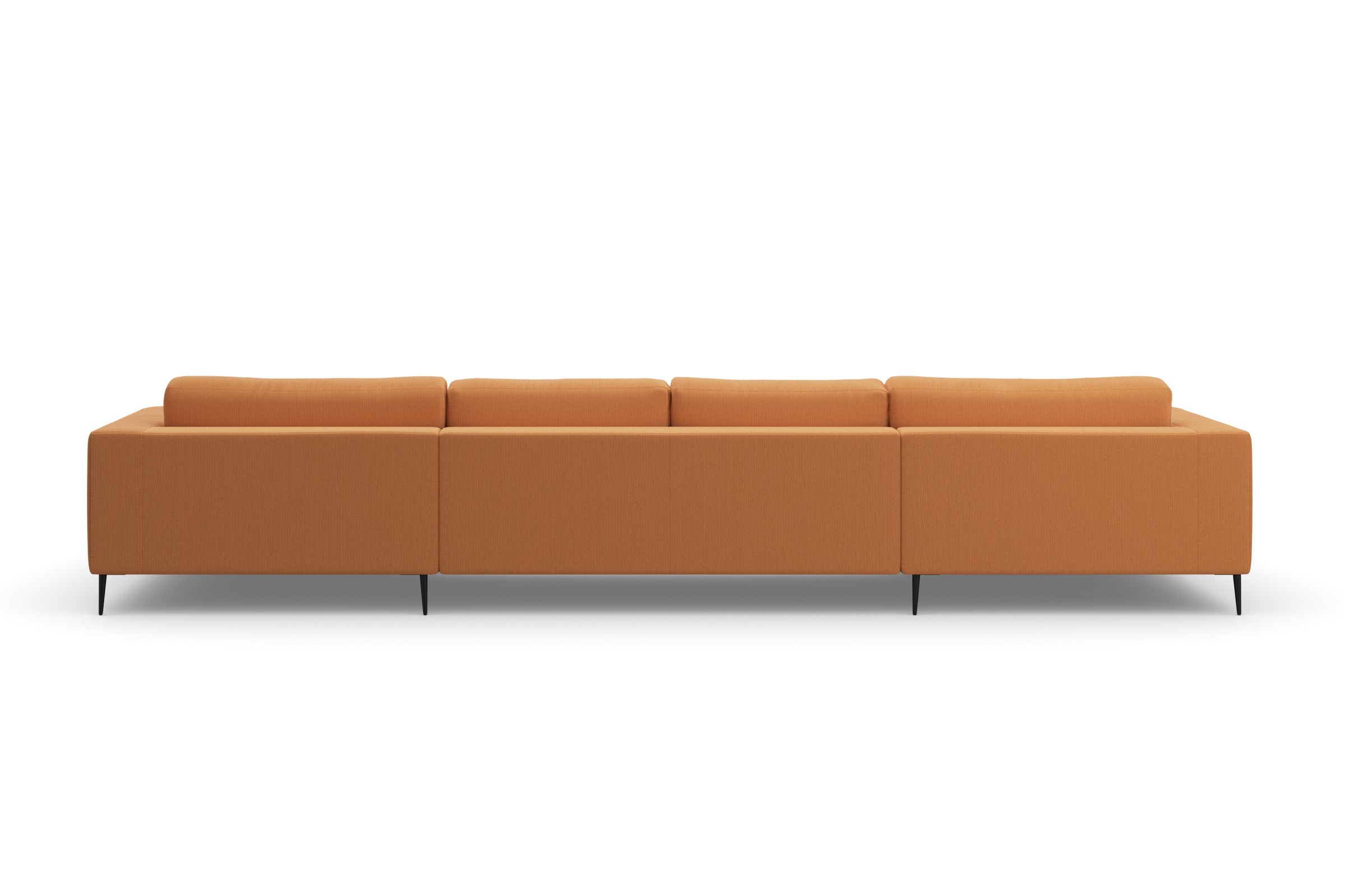 DOMO collection Wohnlandschaft »Modica U-Form«, XXL, in moderner Optik mit, 2 großzügigen Recamieren, auch in Cord