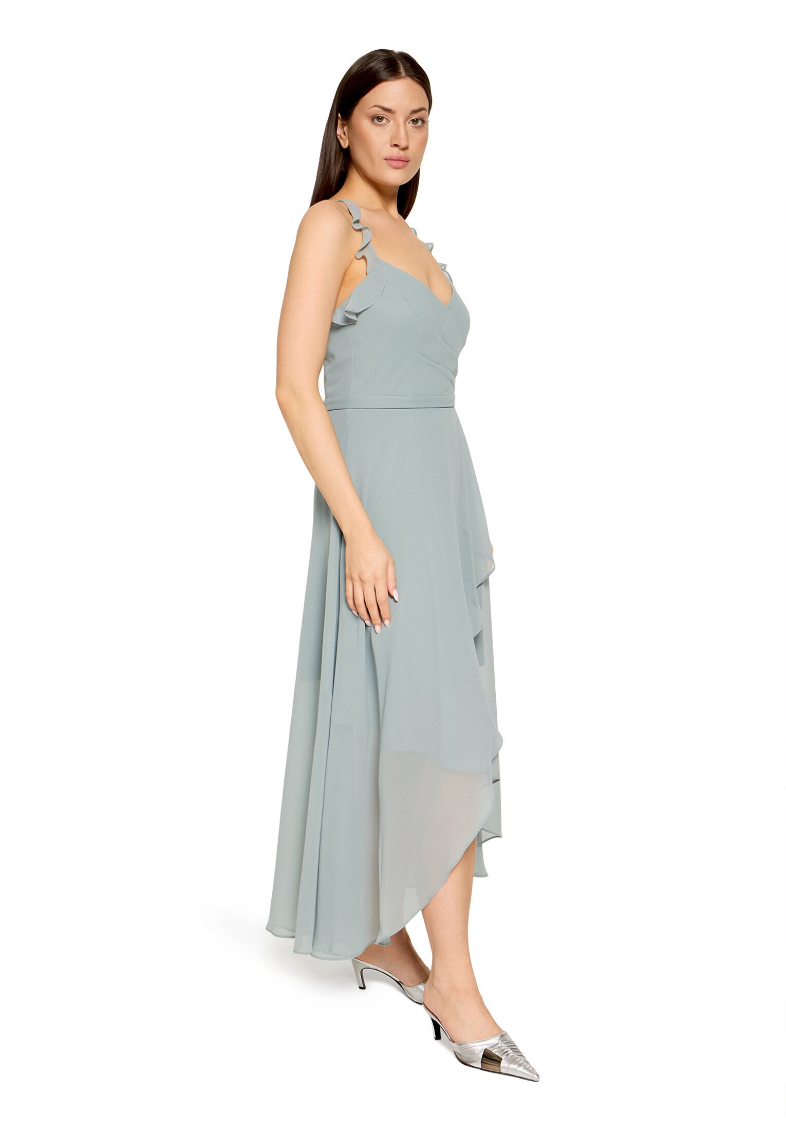 Vera Mont Abendkleid »Damen mit Volant« Ohne Tasche Wickel-Design