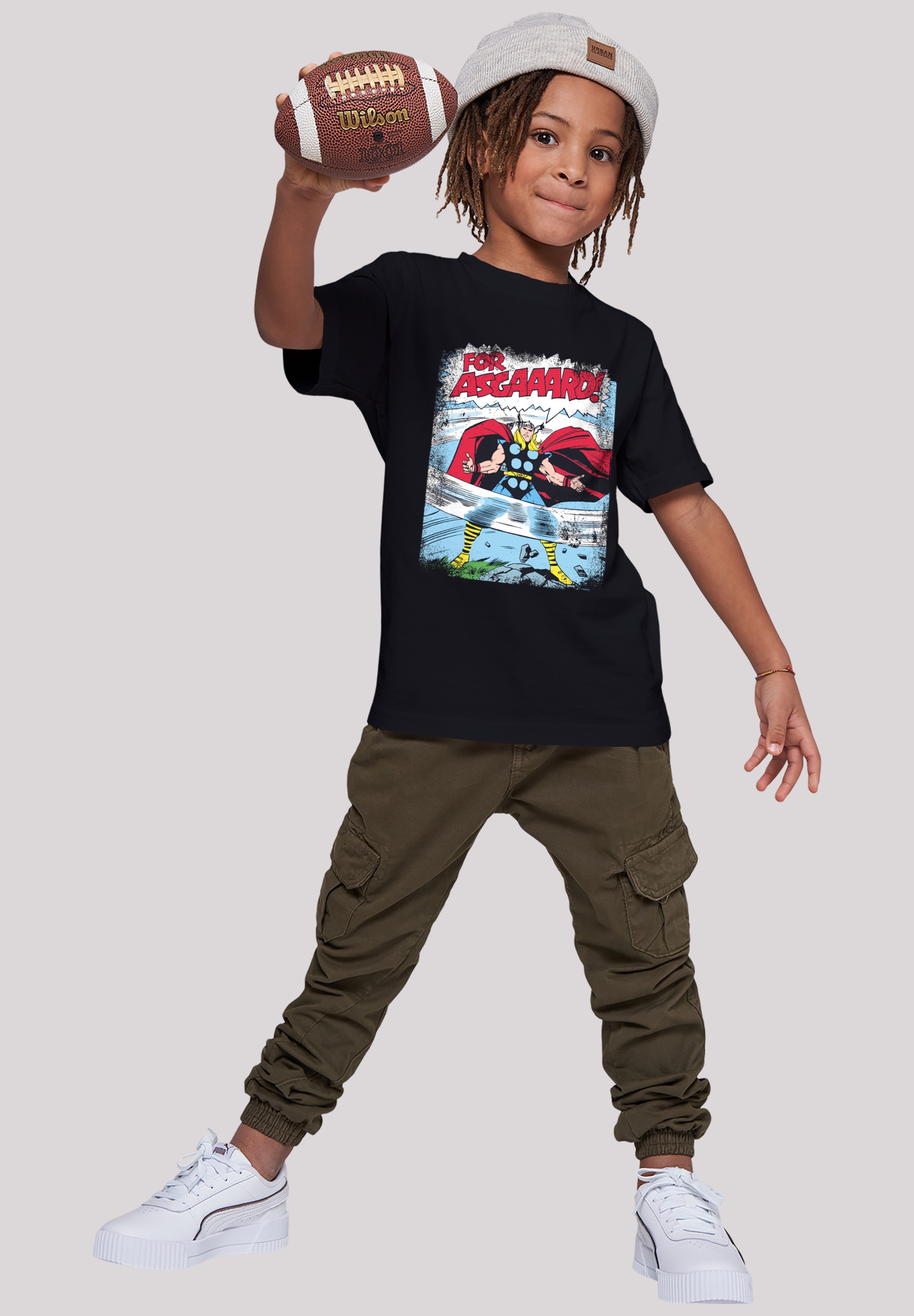 F4NT4STIC Kurzarmshirt with | BAUR online tlg.) Marvel Tee«, »Kinder kaufen Basic Thor Kids (1 Asgard